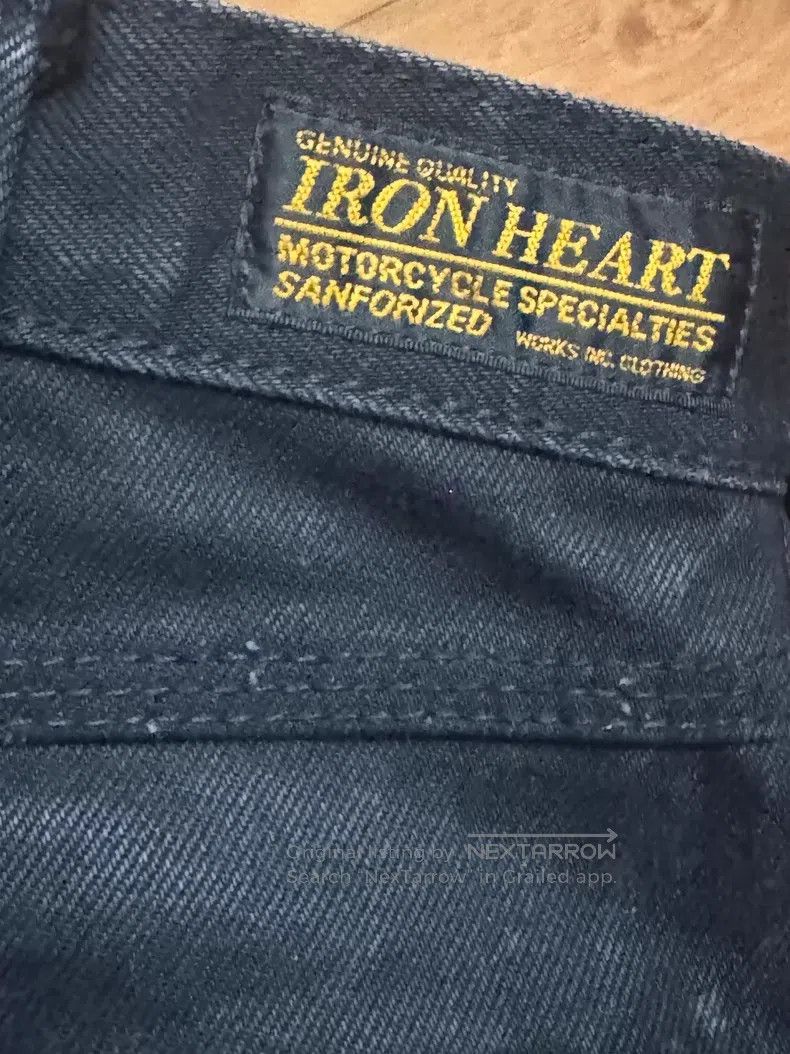 Iron Heart Iron Heart Double knee black cow Size US 32 / EU 48 - 4 Thumbnail