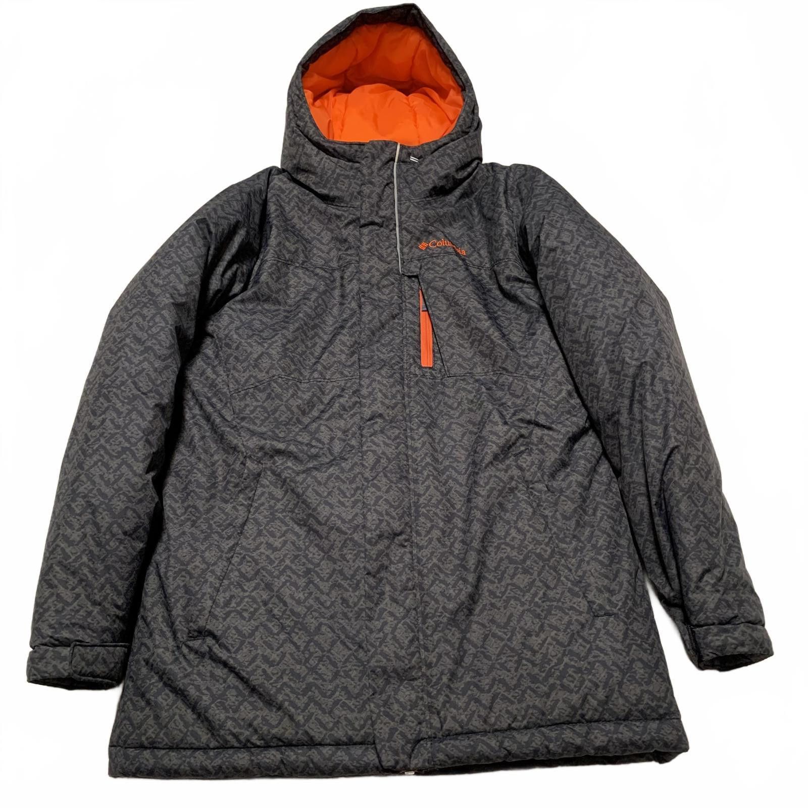 Columbia Columbia Black Orange Hooded Insulated Jacket Large Size US L / EU 52-54 / 3 - 1 Thumbnail