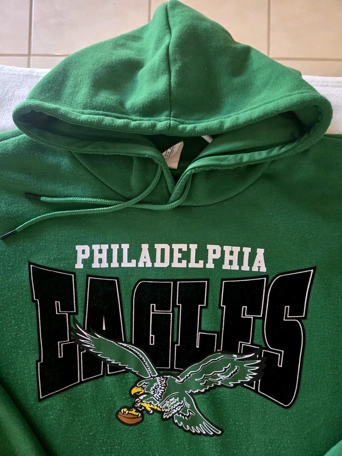 NFL Philadelphia Eagles Throwback NFL Hoodie Sweatshirt Men's XL Size US XL / EU 56 / 4 - 5 Thumbnail