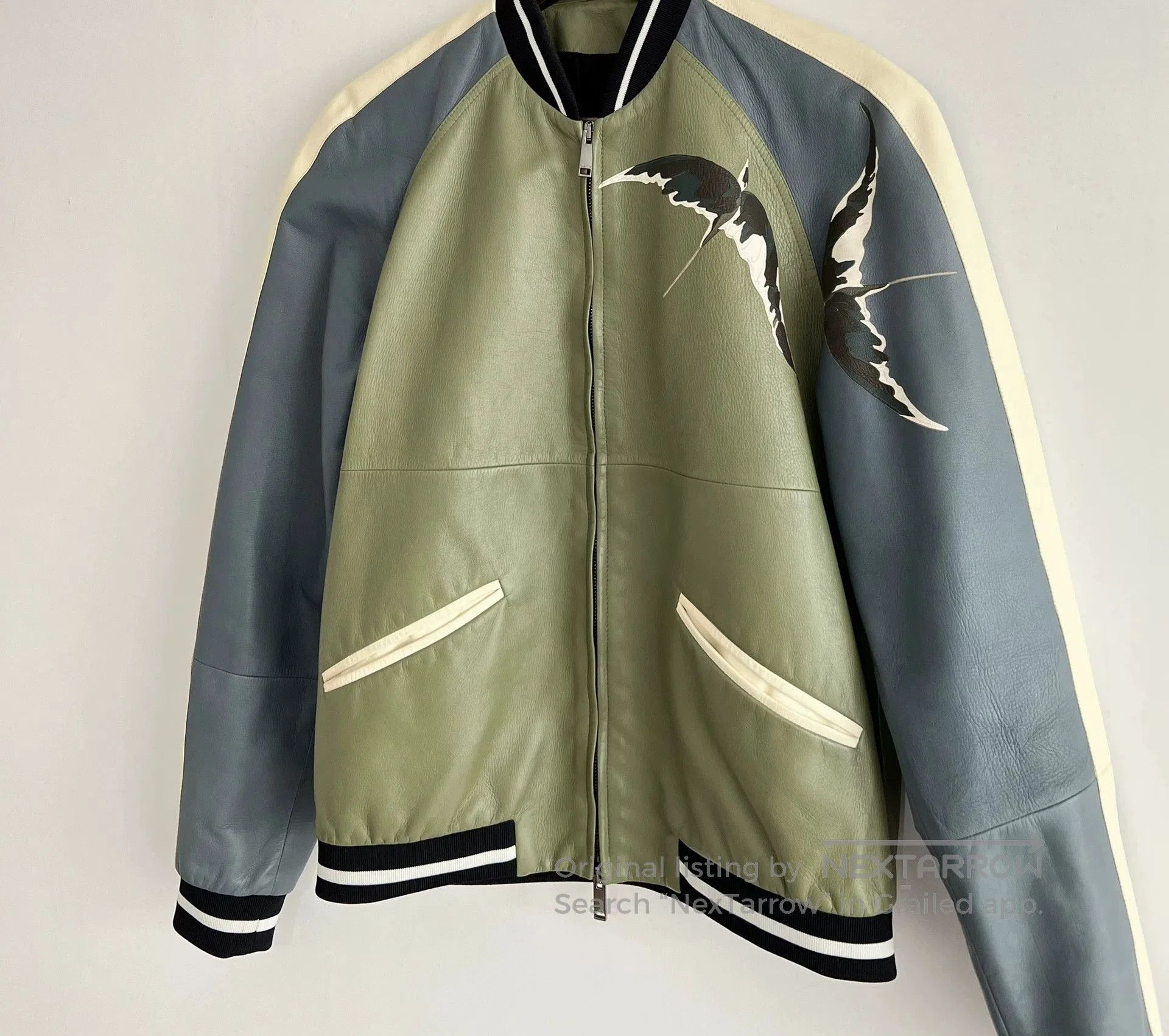 Valentino Valentino Runway Bird Leather Bomber Jacket. Size US S / EU 44-46 / 1 - 5 Thumbnail