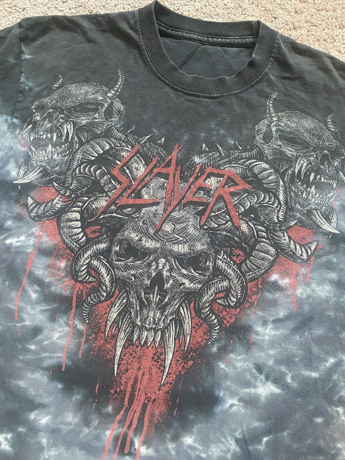 Band Tees × Vintage Vintage Slayer Band Tee Size US S / EU 44-46 / 1 - 3 Thumbnail