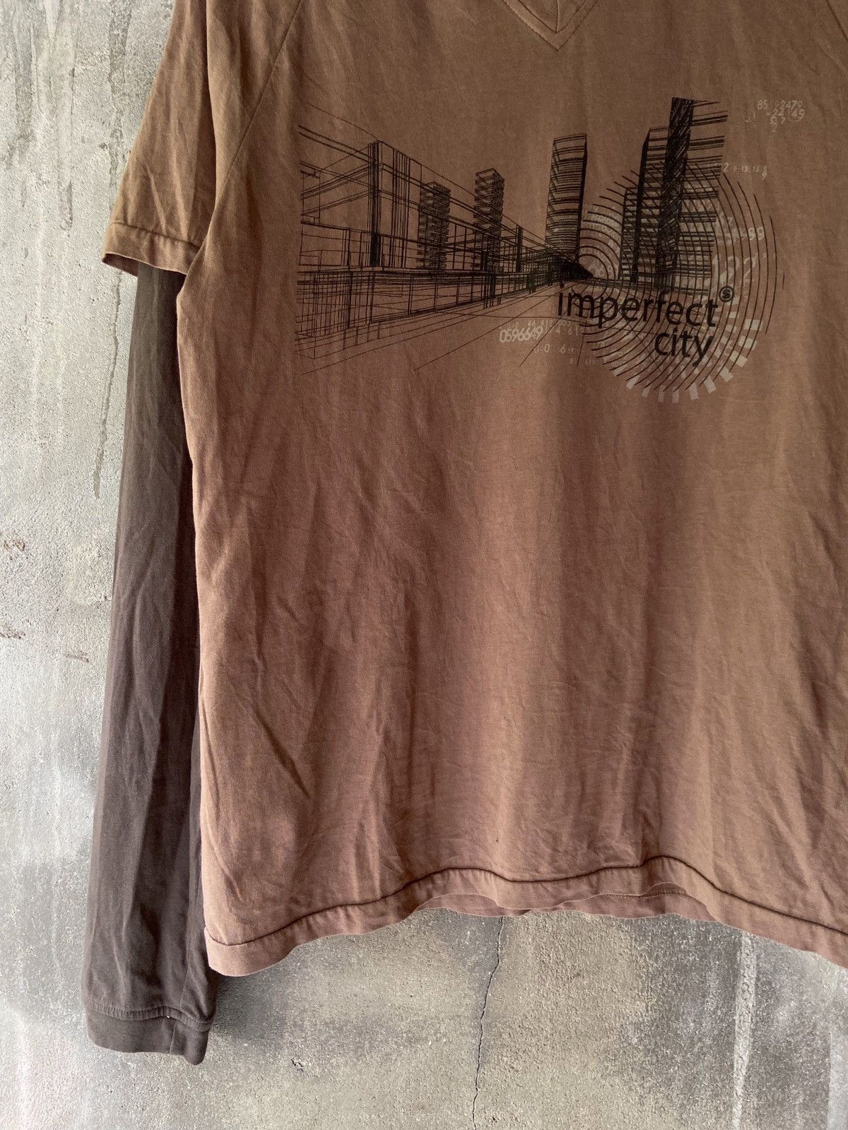 Japanese Brand DOUBLE LAYER IMPERFECT CITY LONG SLEEVE Size US L / EU 52-54 / 3 - 5 Thumbnail