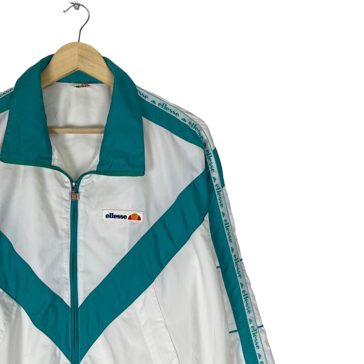 Ellesse ☀️90s ELLESE TENNIS V COLOUR BLOCK LIGHT JACKET Size US M / EU 48-50 / 2 - 3 Thumbnail