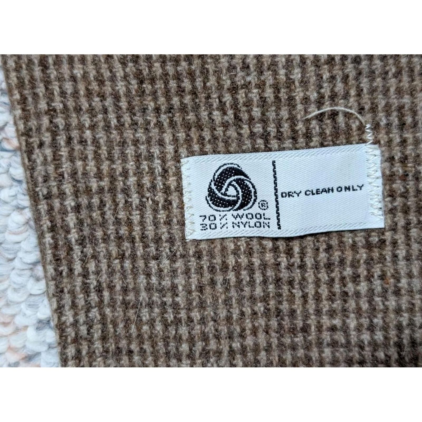 Doublet VINTAGE Botany 500 Tweed Overcoat Belted Double Breasted Wool Trench Coat 42L Brown Mens XS/Adult M/L Size US M / EU 48-50 / 2 - 6 Thumbnail