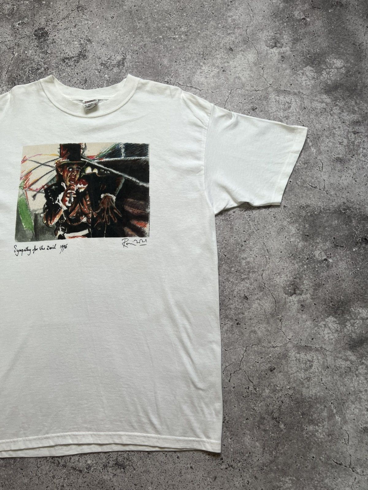 The Rolling Stones × Vintage 2000s Vintage Ronnie Wood 2003 Music T-shirt Men's Size US L / EU 52-54 / 3 - 3 Thumbnail