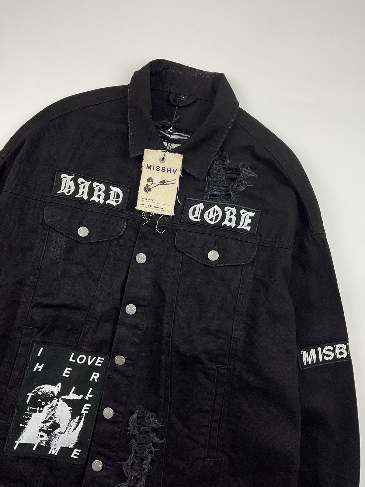 Misbhv MISBHV A/W'16-17 "Hard Core" Denim Jacket Size US L / EU 52-54 / 3 - 5 Thumbnail