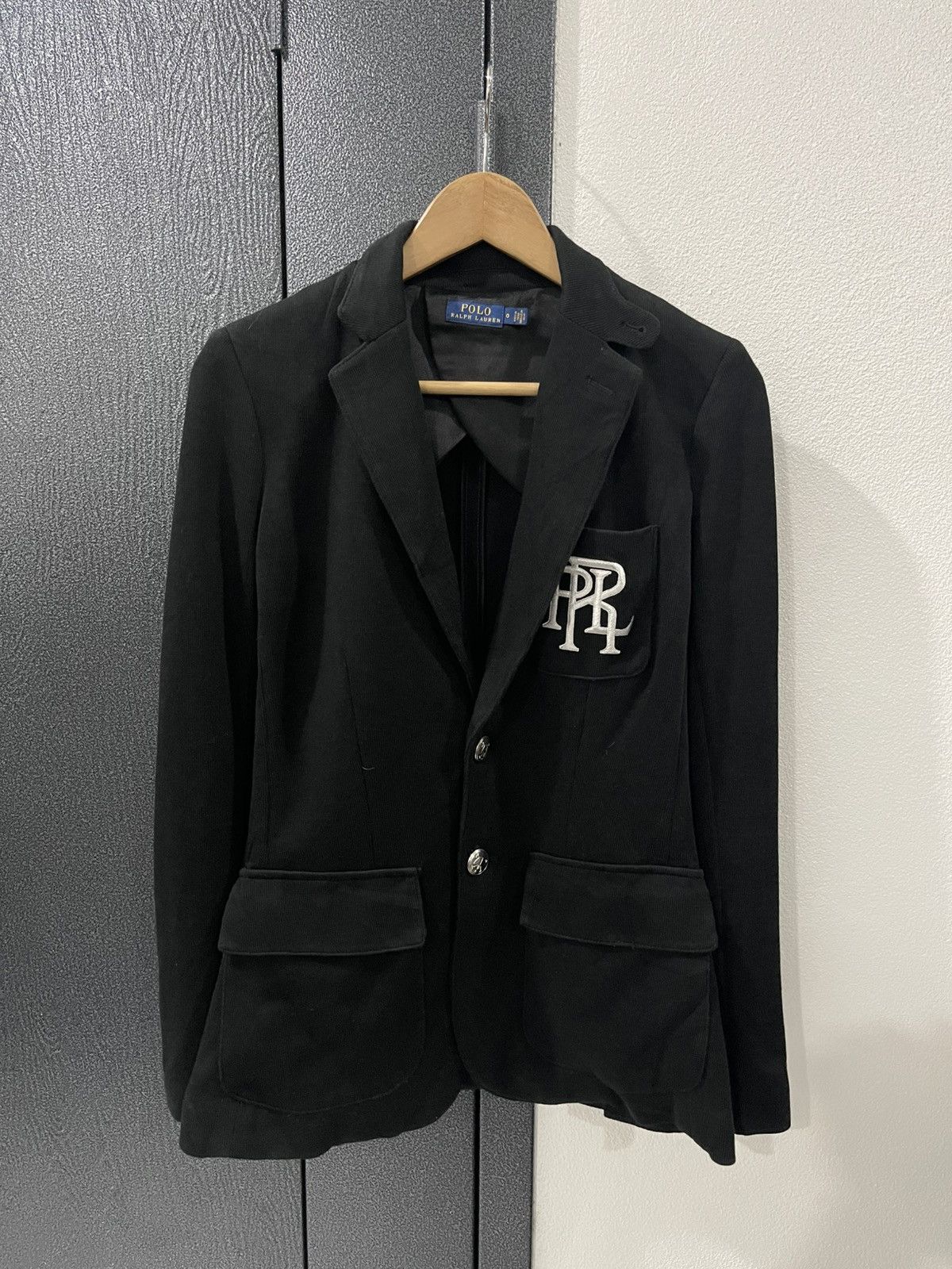Polo Ralph Lauren Polo Ralph Lauren Embroidery Logo Black Blazer Size XS / US 0-2 / IT 36-38 - 1 Thumbnail
