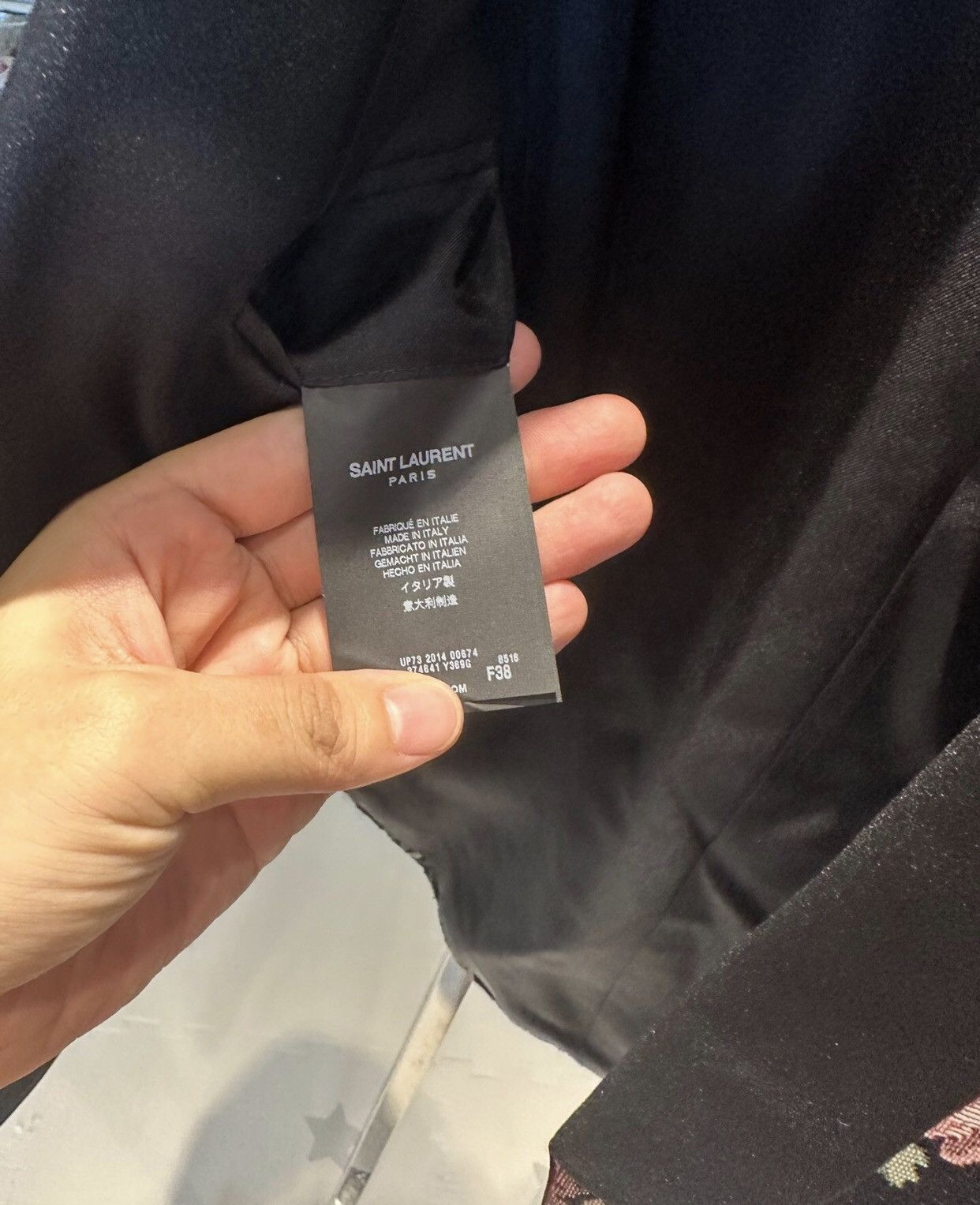Saint Laurent Paris Saint Laurent flowers suit shirt 2409-Nextarrow Size S / US 4 / IT 40 - 6 Thumbnail