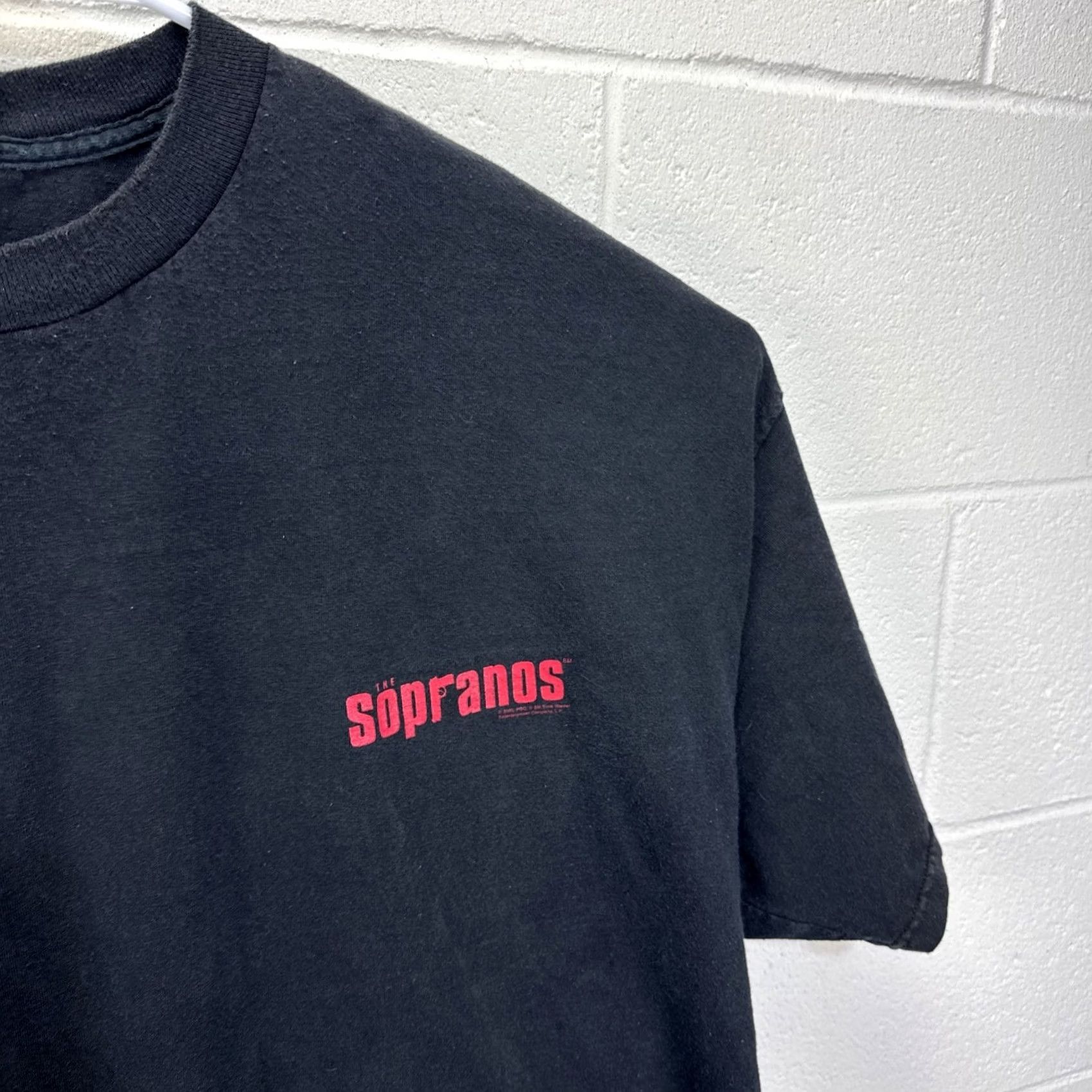 Vintage VINTAGE The Sopranos HBO “Made In New Jersey” Family Tree T-Shirt Sz 3XL Black Mens Crew Neck Graphic Print 90s TV Movie SOPRANOS Size US XXL / EU 58 / 5 - 7 Thumbnail