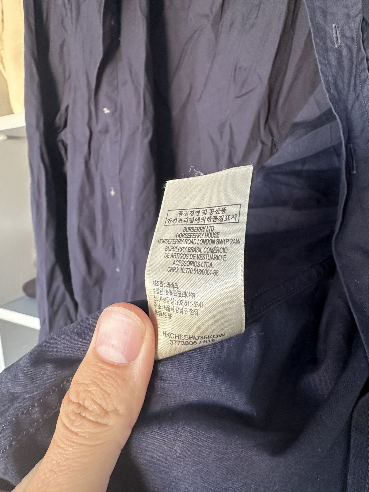Burberry Prorsum Burberry Brit Classic Monongram Shirt elegant Size US M / EU 48-50 / 2 - 8 Thumbnail