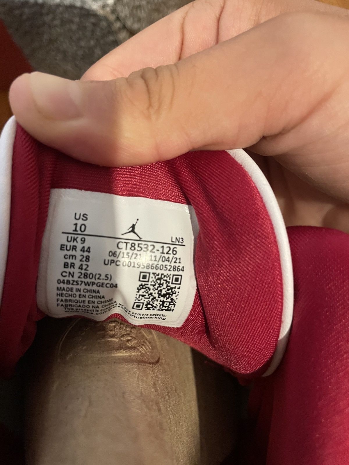 Jordan Brand Red cardinal size 9 jordan 3 Size US 10 / EU 43 - 6 Thumbnail