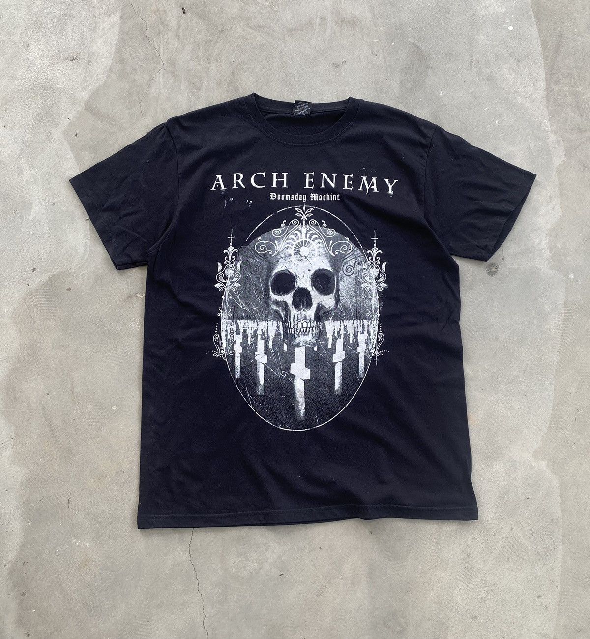 Band Tees × Vintage ARCH ENEMY DOOMSDAY BAND TEE Size US L / EU 52-54 / 3 - 1 Thumbnail