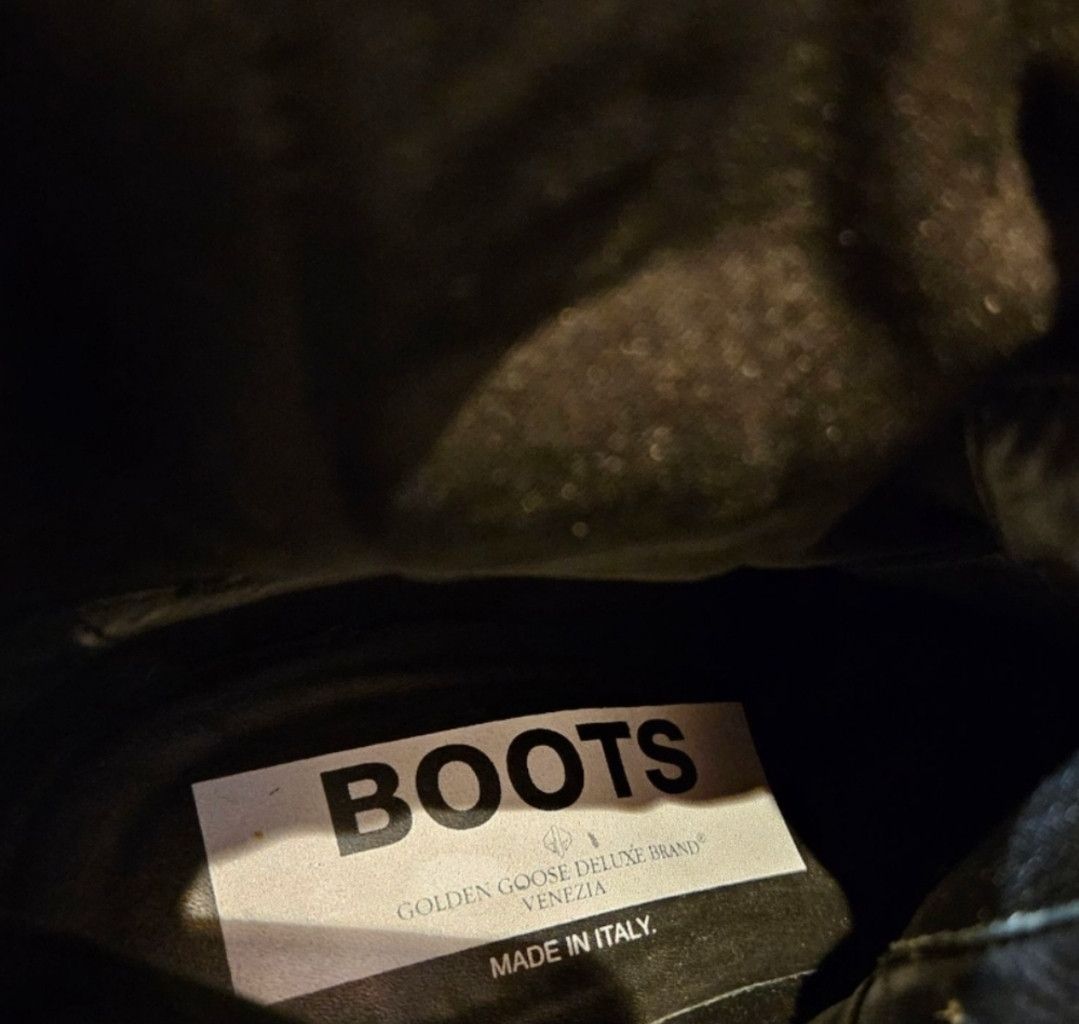 Golden Goose Golden Goose Nora Black Suede Western Ankle Boots Size US 7 / IT 37 - 12 Thumbnail