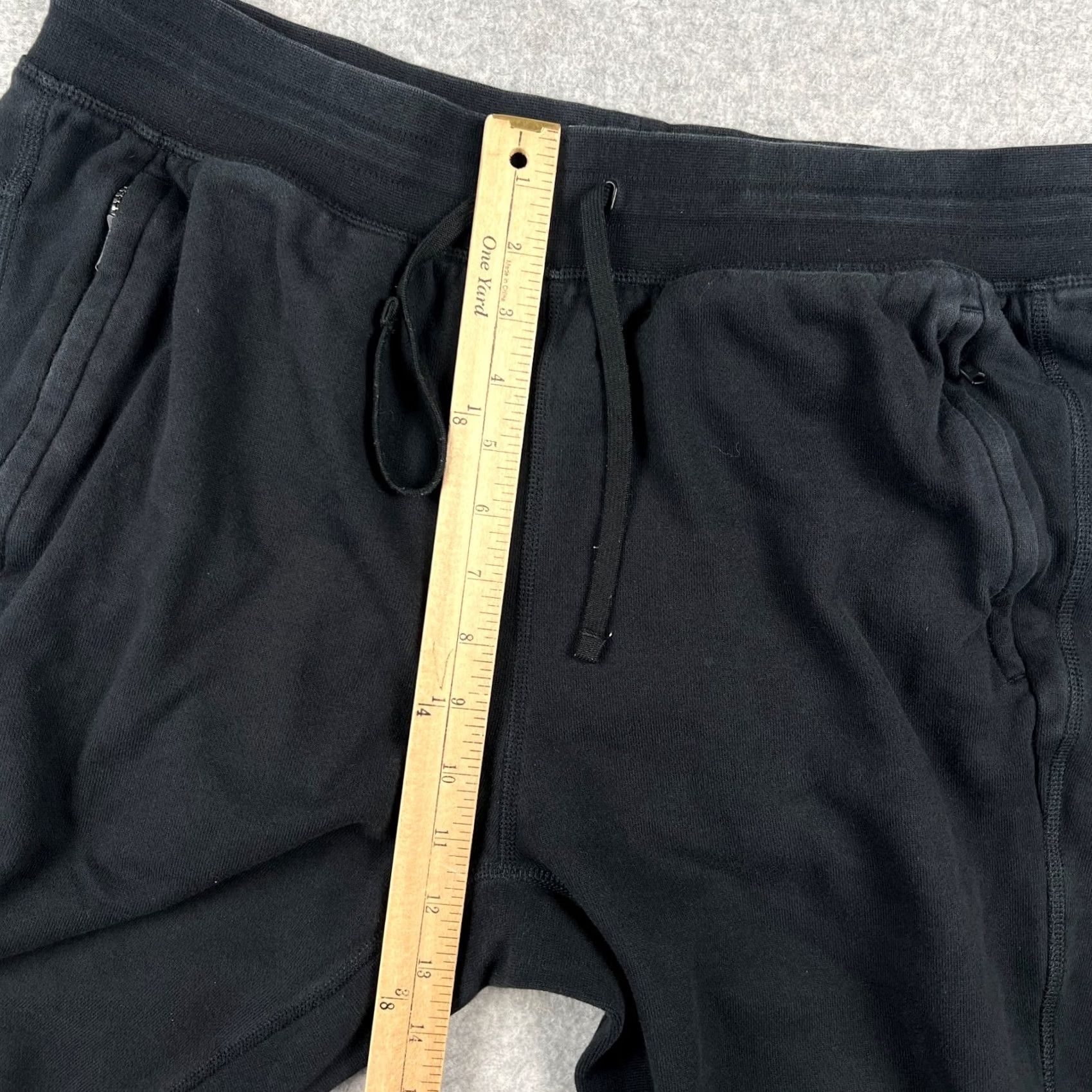 Reigning Champ Adidas Reigning Champ Sweatpants Drawstring Large Mens Black Cotton S Pants Size US 33 - 5 Thumbnail