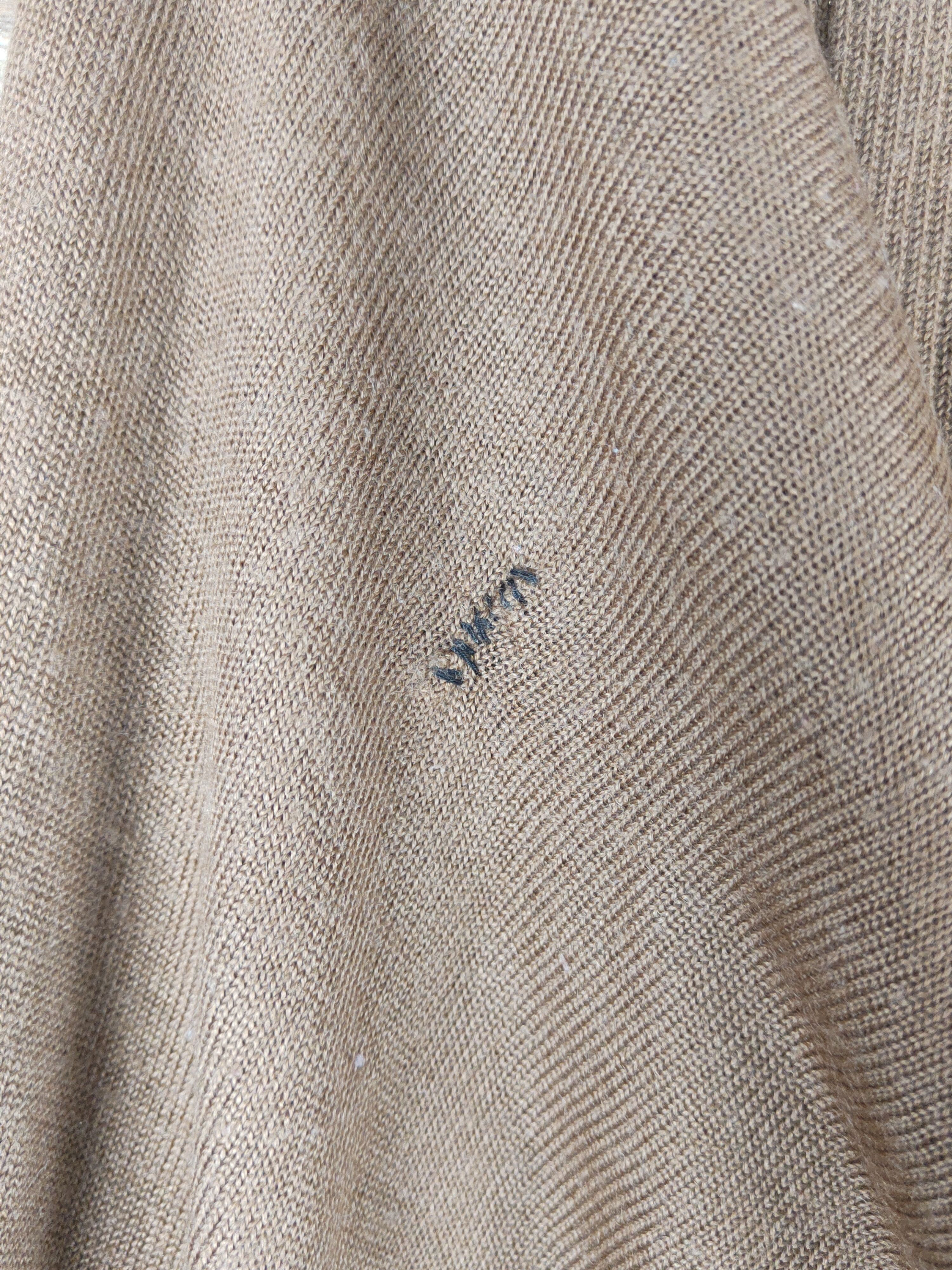 Homespun Knitwear × Japanese Brand Kate Ecru Brown Knitwear Cardigan #W1506 Size L / US 10 / IT 46 - 3 Thumbnail