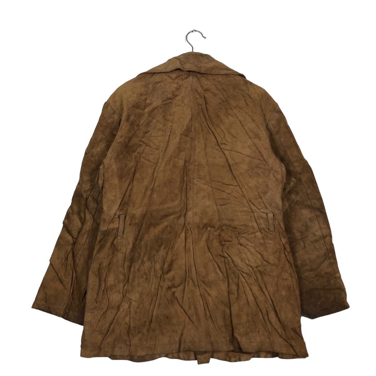 Japanese Brand 🔥90’s Leather Jacket Enjoy Issey Miyake Japan Double Breast Size US L / EU 52-54 / 3 - 8 Thumbnail