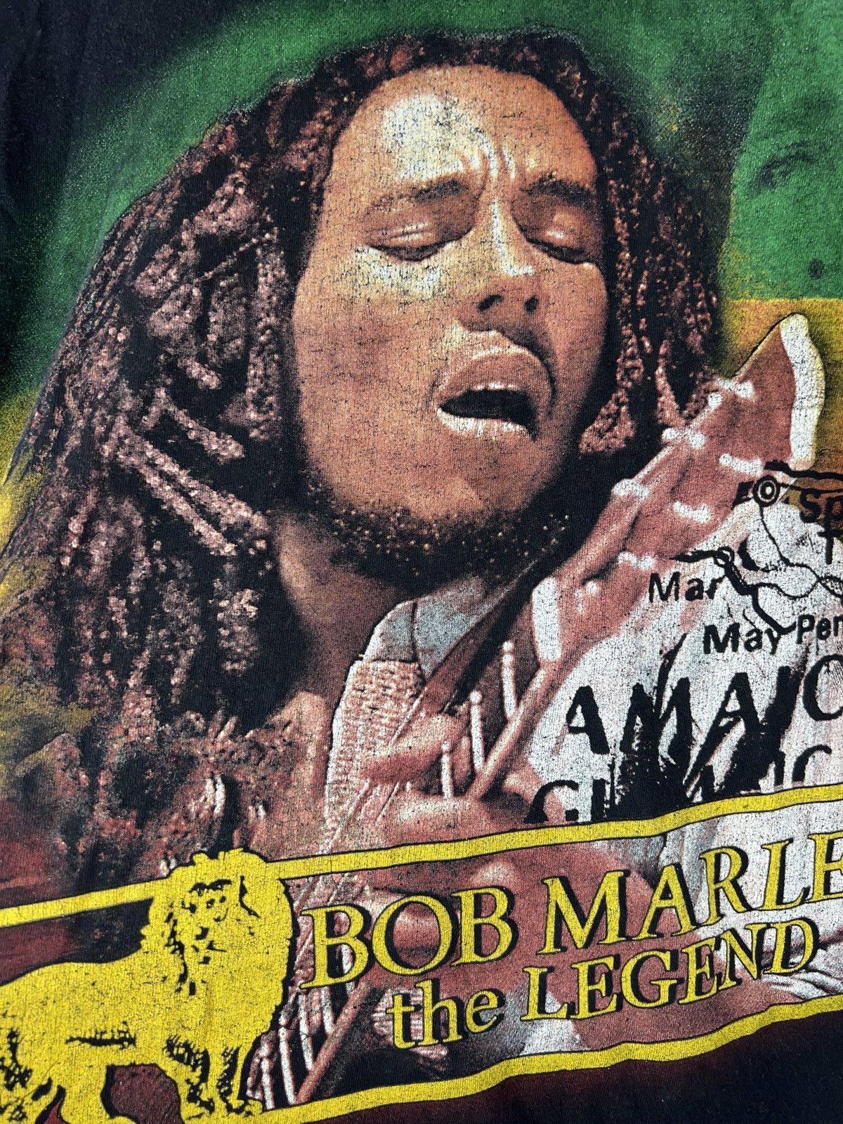 Band Tees × Bob Marley × Vintage Vintage Bob Marley "LEGEND" T- Shirt Style y2k Size US XL / EU 56 / 4 - 7 Thumbnail