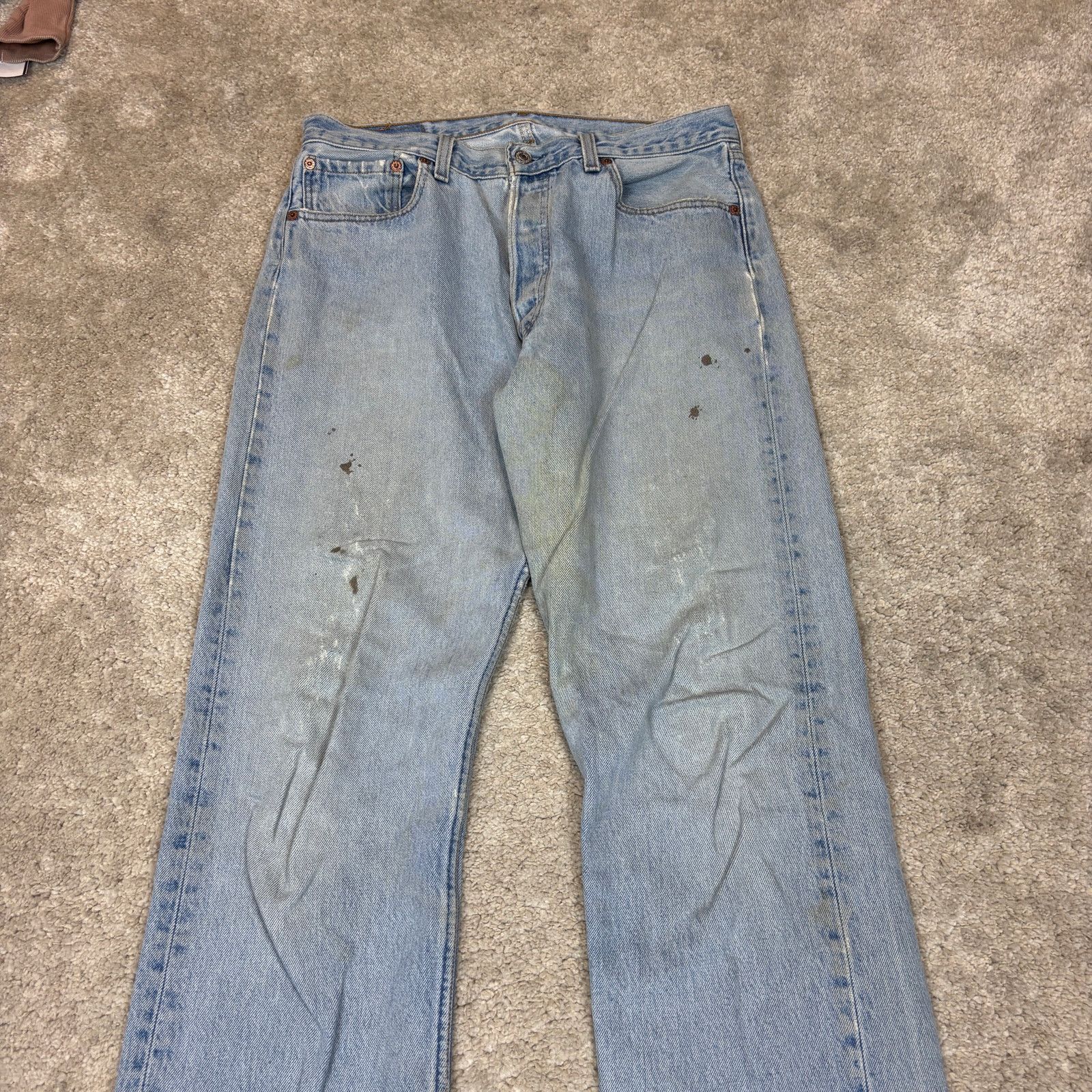 Levi's Vintage 90s Levi's 501 Straight Leg Jeans Men's 32x34 Size US 32 / EU 48 - 2 Thumbnail