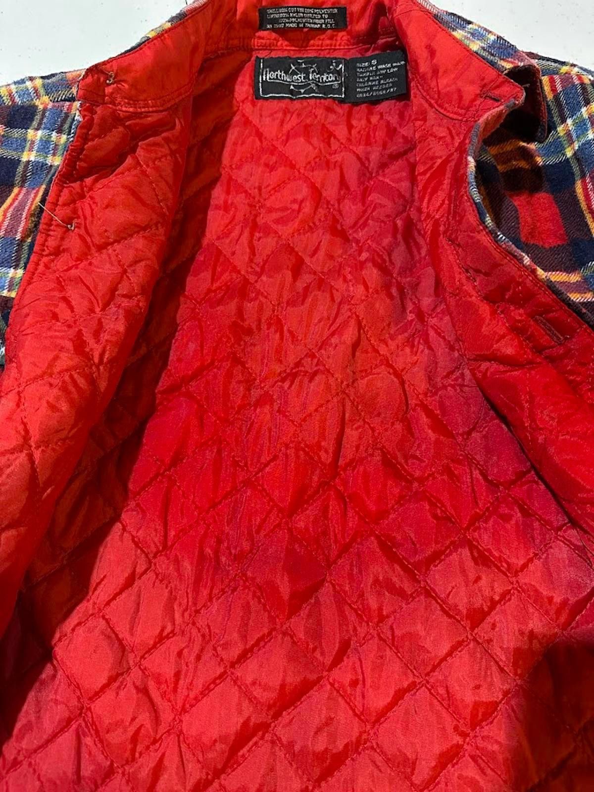 Northwest Territory Vintage Quilted Lined Plaid Flannel Work Shirt Small Size US S / EU 44-46 / 1 - 4 Thumbnail