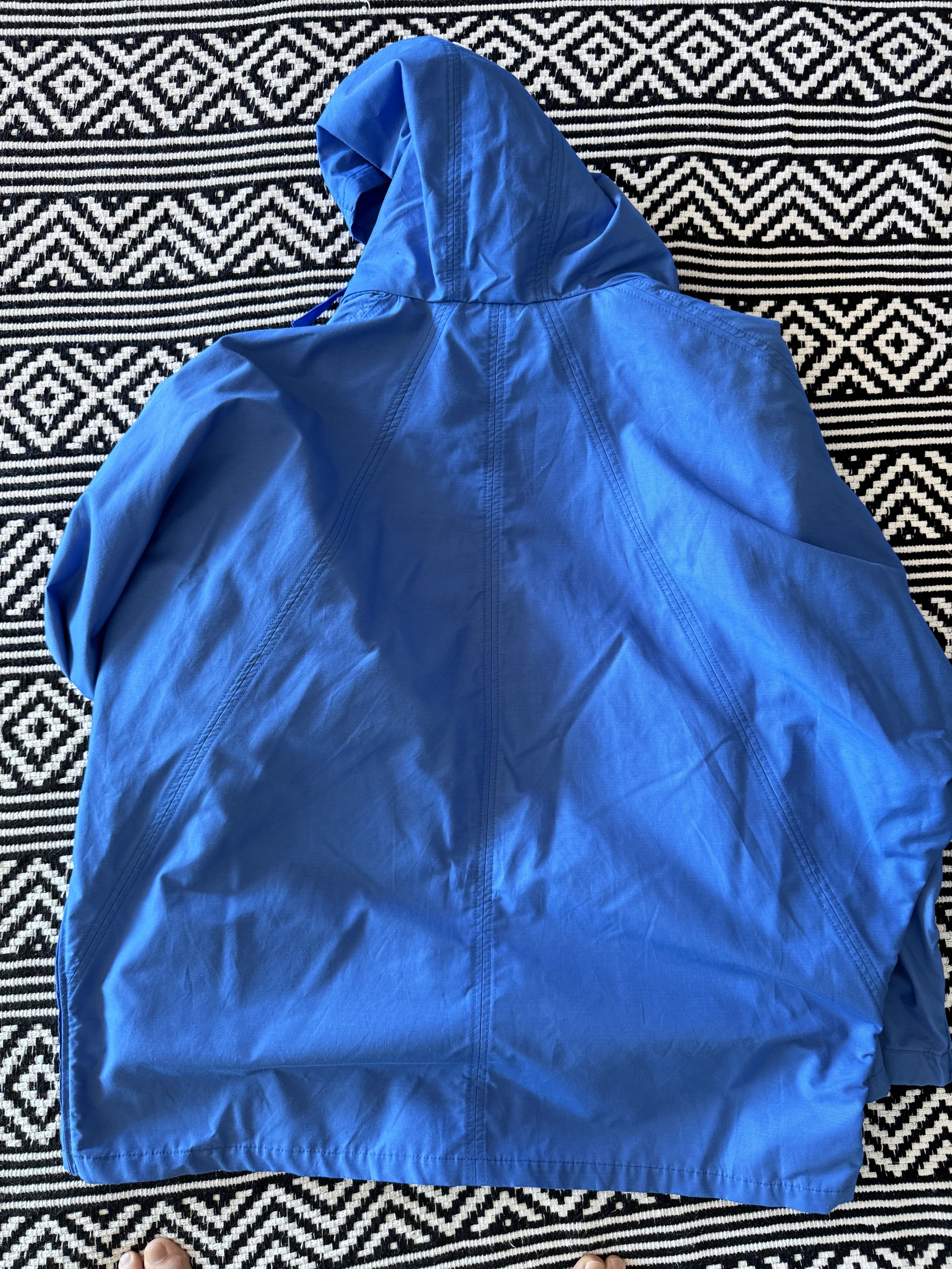 Cos COS Blue Overshirt Cape Size US M / EU 48-50 / 2 - 2 Thumbnail