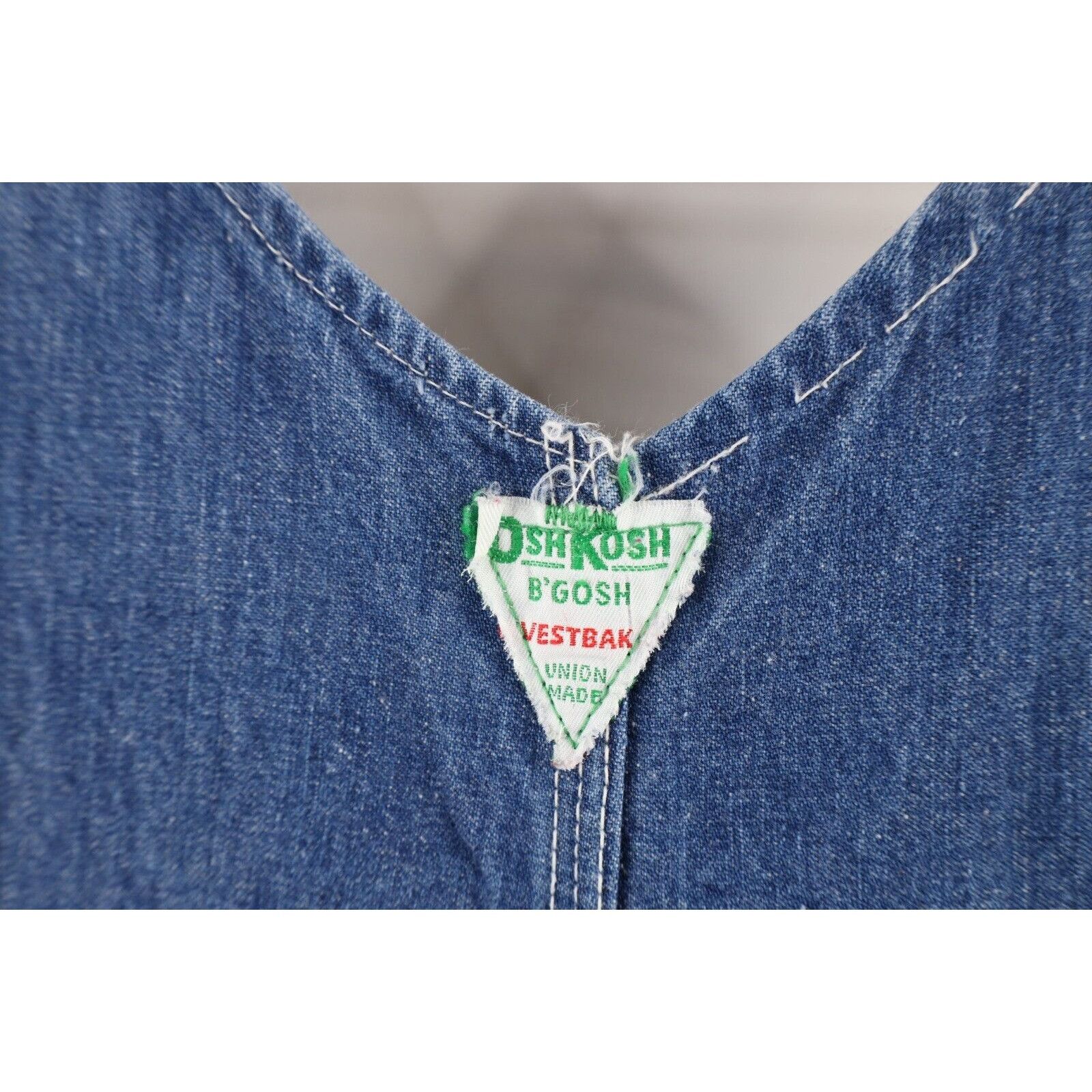 Oshkosh × Vintage Vintage 50s OshKosh B'Gosh Union Made Sanforized Overalls Size US 38 / EU 54 - 17 Thumbnail