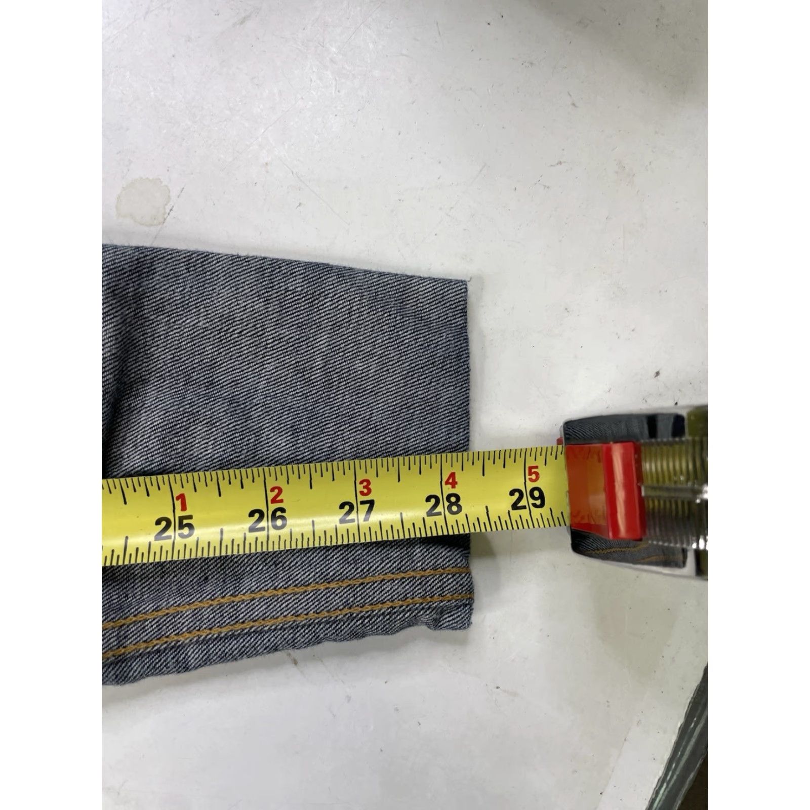 Helmut Lang Helmut Lang Jacket Mens XS Denim Motorcycle Zip Short Slim Silver Size US 27 - 4 Thumbnail