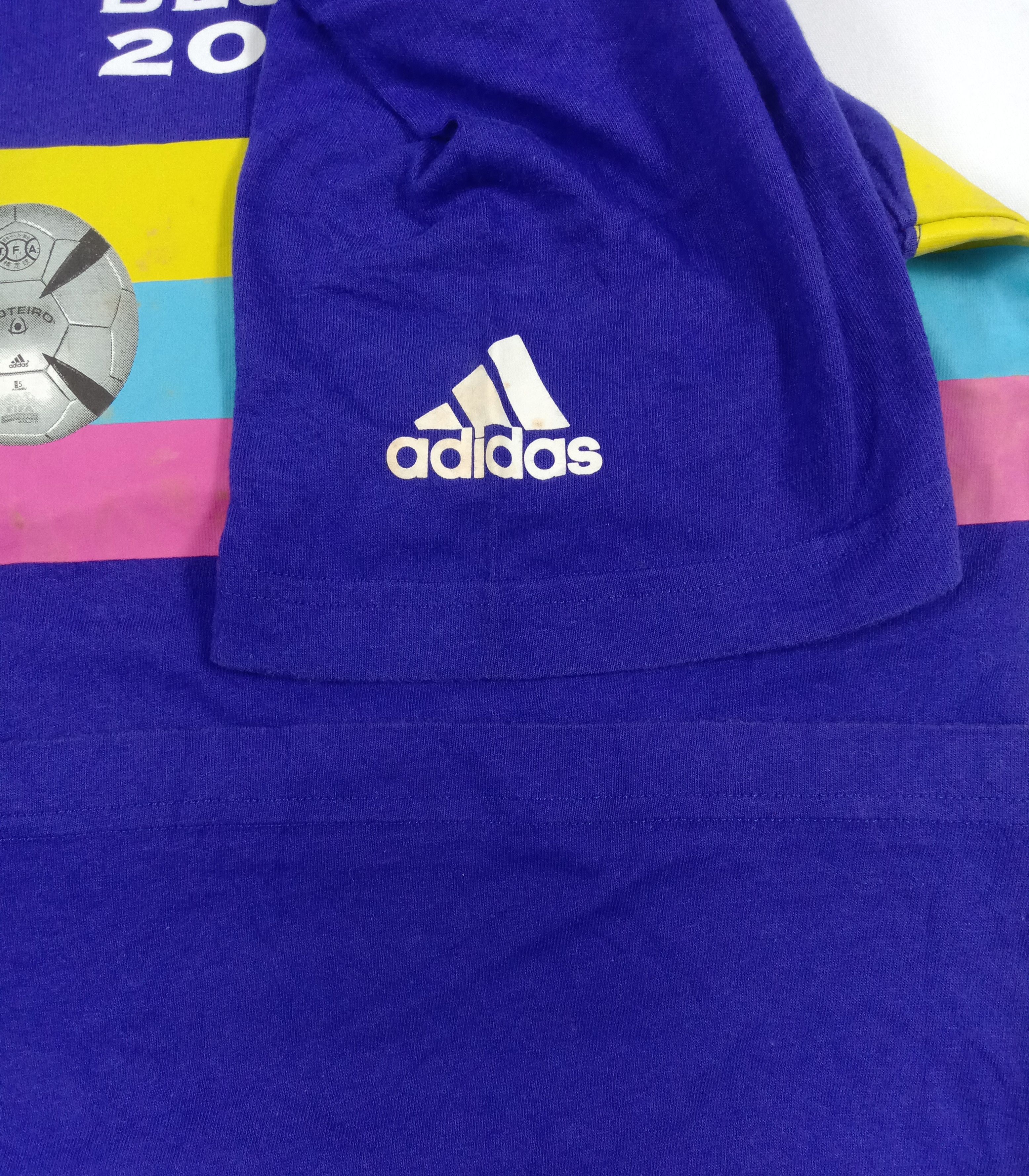 Adidas Vintage Adidas Kirin Samurai Blue 06 Fifa World Cup T Shirt Size US M / EU 48-50 / 2 - 3 Thumbnail