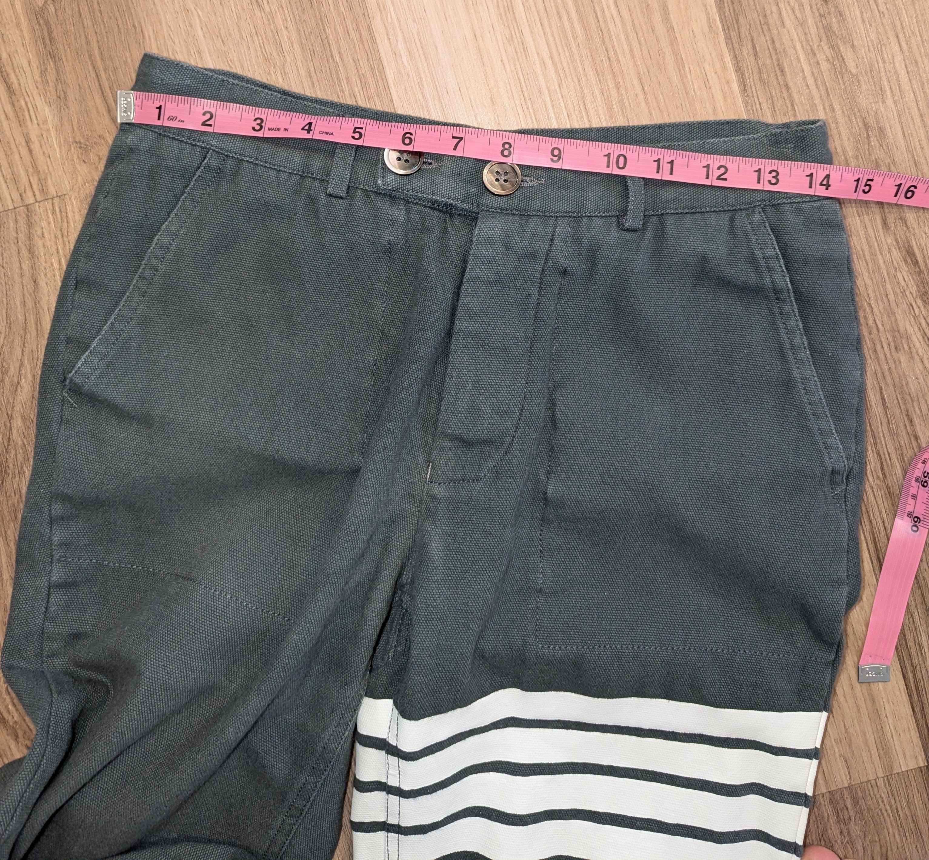 Thom Browne Thom Browne Men's Cotton Pants Size 1 29x30 4-bar Trousers Size US 30 / EU 46 - 6 Thumbnail