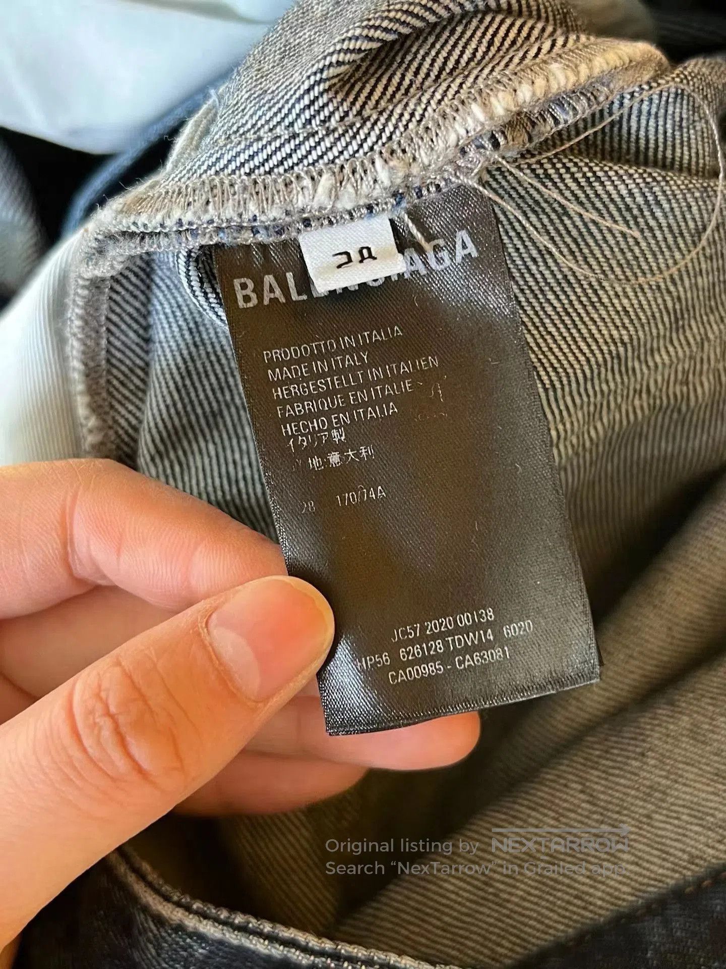 Balenciaga Balenciaga Washed Logo Jeans. Size US 28 / EU 44 - 5 Thumbnail