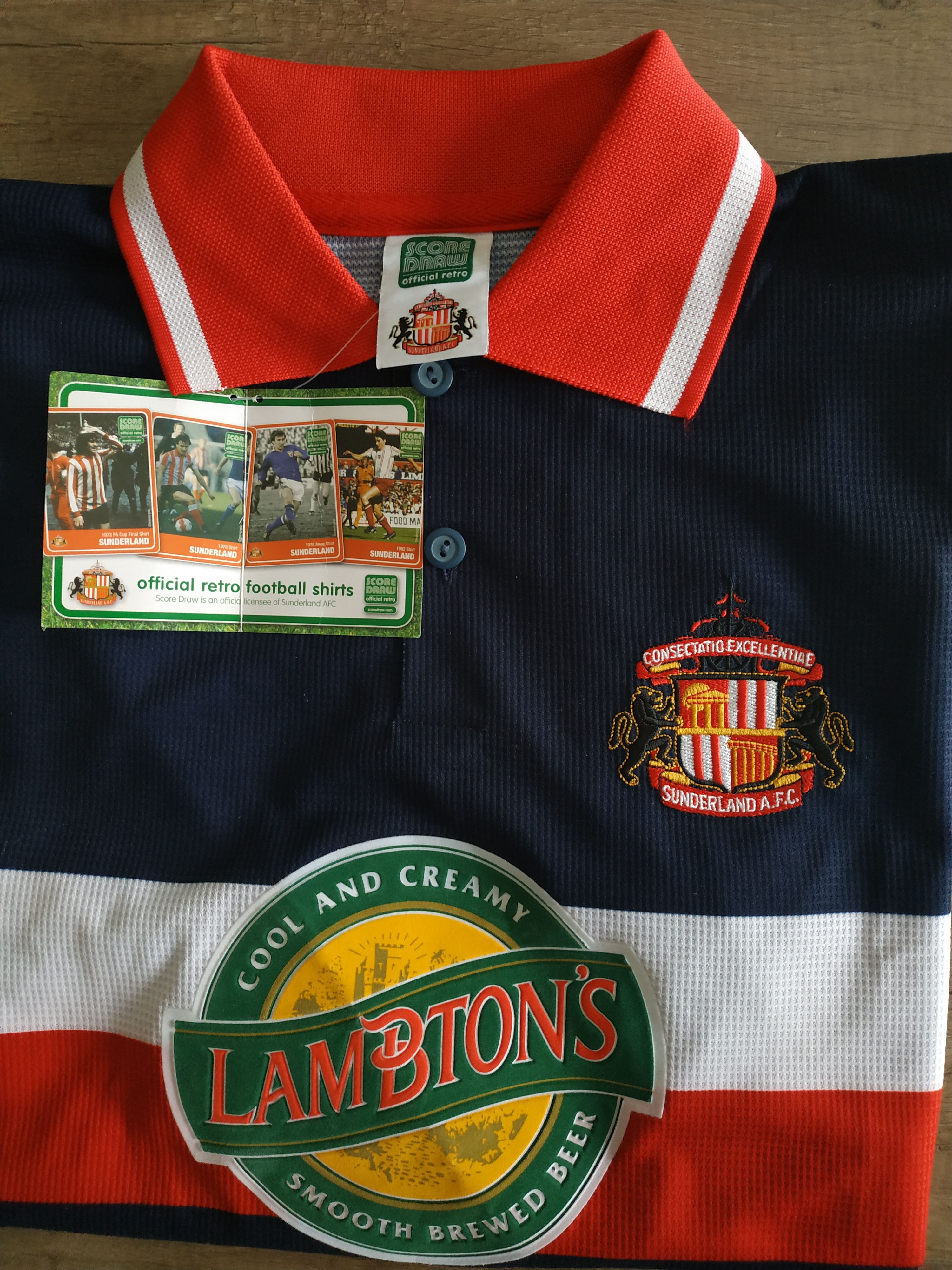 Other Score Draw Sunderland 1998-99 3rd T-shirt, s. LARGE Size US L / EU 52-54 / 3 - 7 Thumbnail