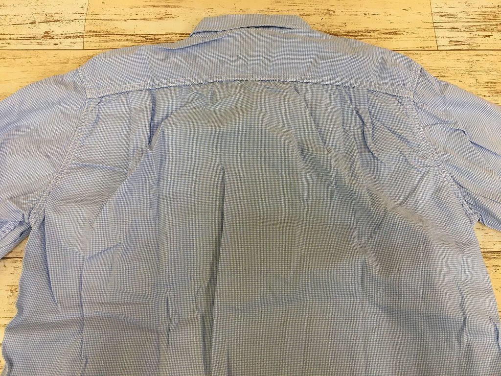 Comme des Garcons Homme Shirt Front Switch Long Sleeve Blue Size US L / EU 52-54 / 3 - 4 Thumbnail
