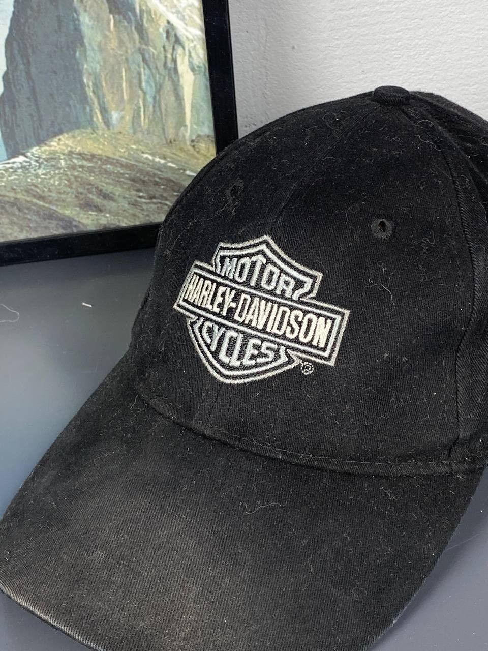 Harley Davidson × Vintage Vintage Y2K Grail Harley Davison Eagle Flash Hat Size ONE SIZE - 3 Thumbnail