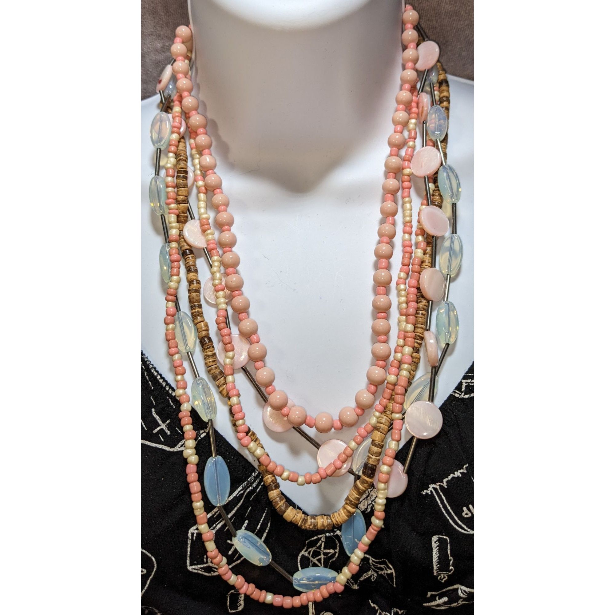 Other Bohemian Multi-Layer Beaded Necklace Size ONE SIZE - 6 Thumbnail