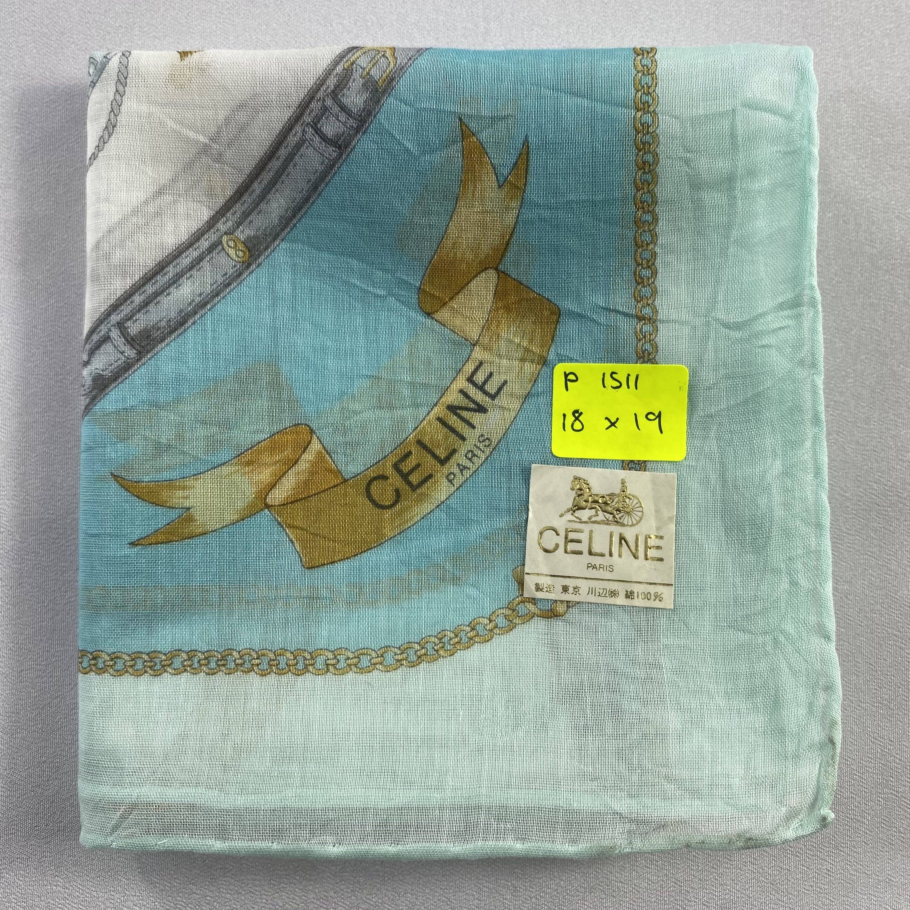 Celine × Vintage Celine Handkerchief / Neckerchief / Bandana-P1511 Size ONE SIZE - 6 Thumbnail