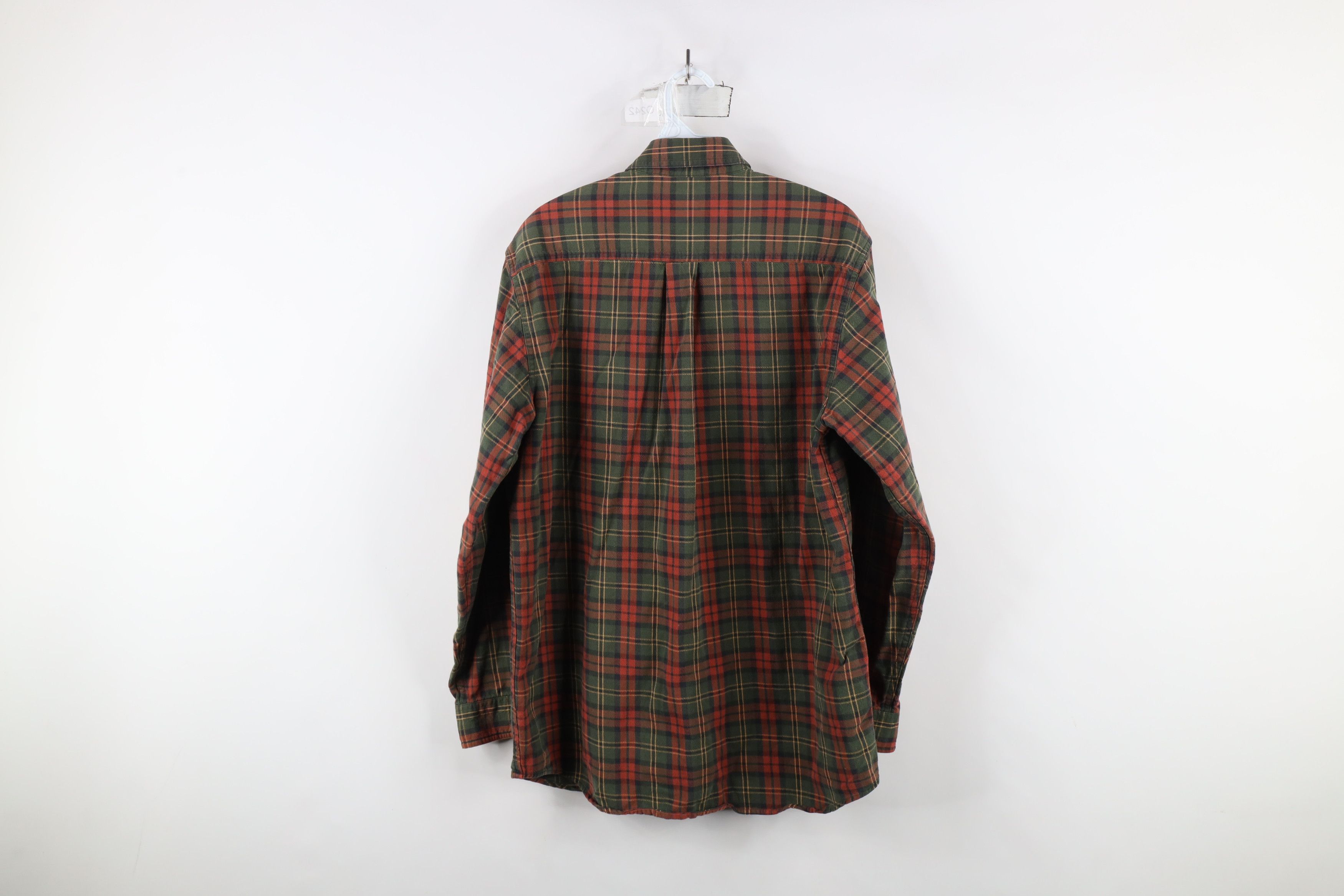 L.L. Bean × Vintage Vintage LL Bean Flannel Collared Button Down Shirt Plaid Size US M / EU 48-50 / 2 - 7 Thumbnail