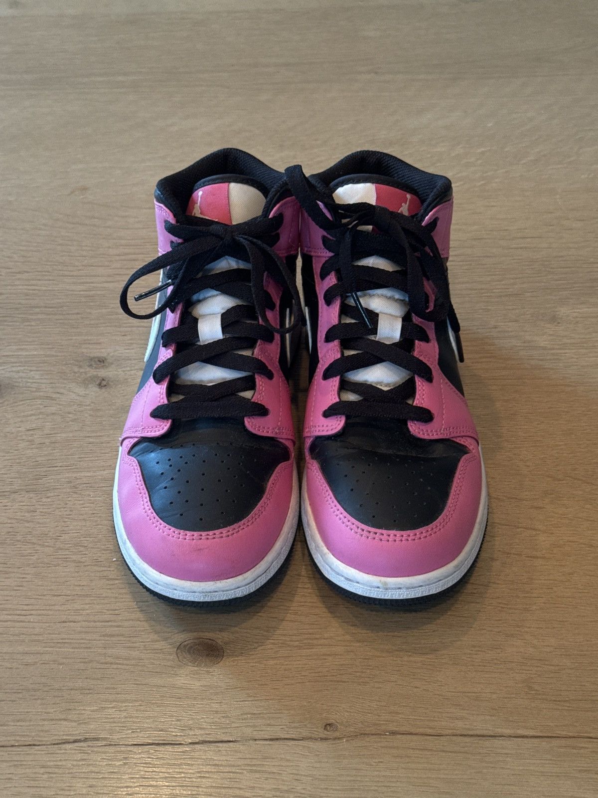 Nike Air Jordan 1 Mid Pinksicle Signature Footwear Size US 7 / IT 37 - 3 Thumbnail
