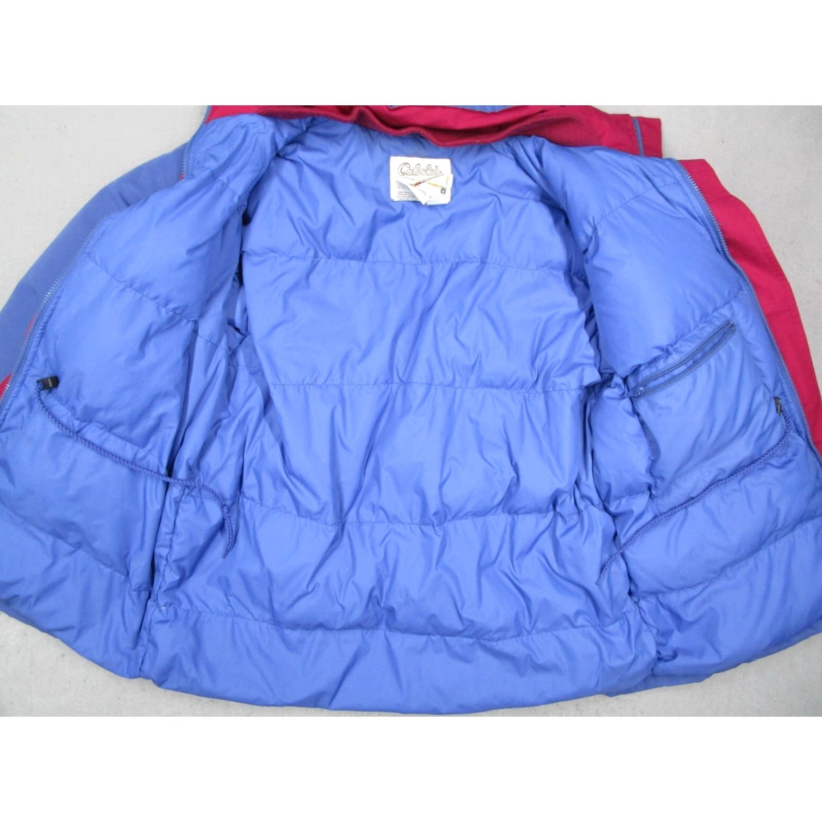 Vintage VINTAGE Cabelas Jacket Women Extra Large Blue Goose Down Full Zip Hood Y2K Size XL / US 12-14 / IT 48-50 - 6 Thumbnail