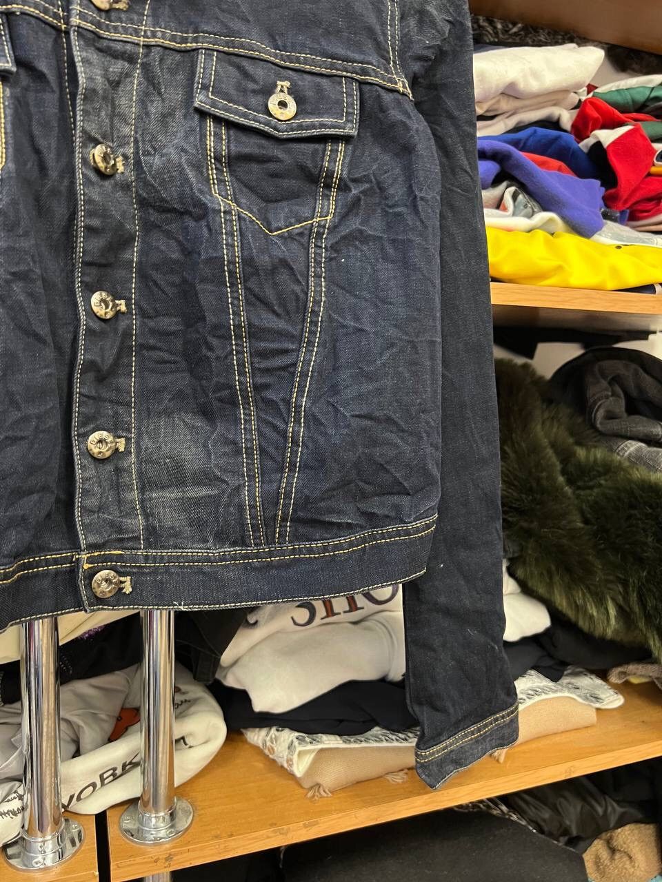 Diesel Diesel Women Blue Denim Cropped Y2K Jacket Size M / US 6-8 / IT 42-44 - 4 Thumbnail