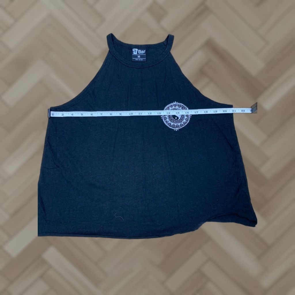 Cotton On Cotton On T-Bar Ying & Yang Womens Tank Top Sleeveless Black M Round Neck Shirt Casual Size M / US 6-8 / IT 42-44 - 1 Thumbnail