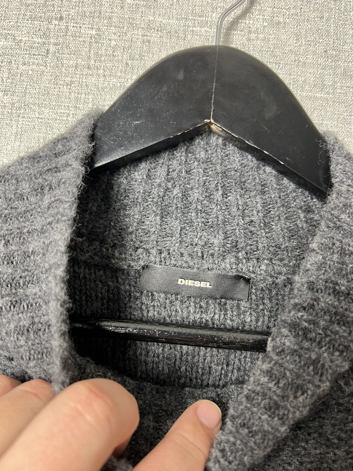 Diesel Rare Diesel Spiderweb Destroyed M-Plagae Pullover Sweater Size S / US 4 / IT 40 - 10 Thumbnail