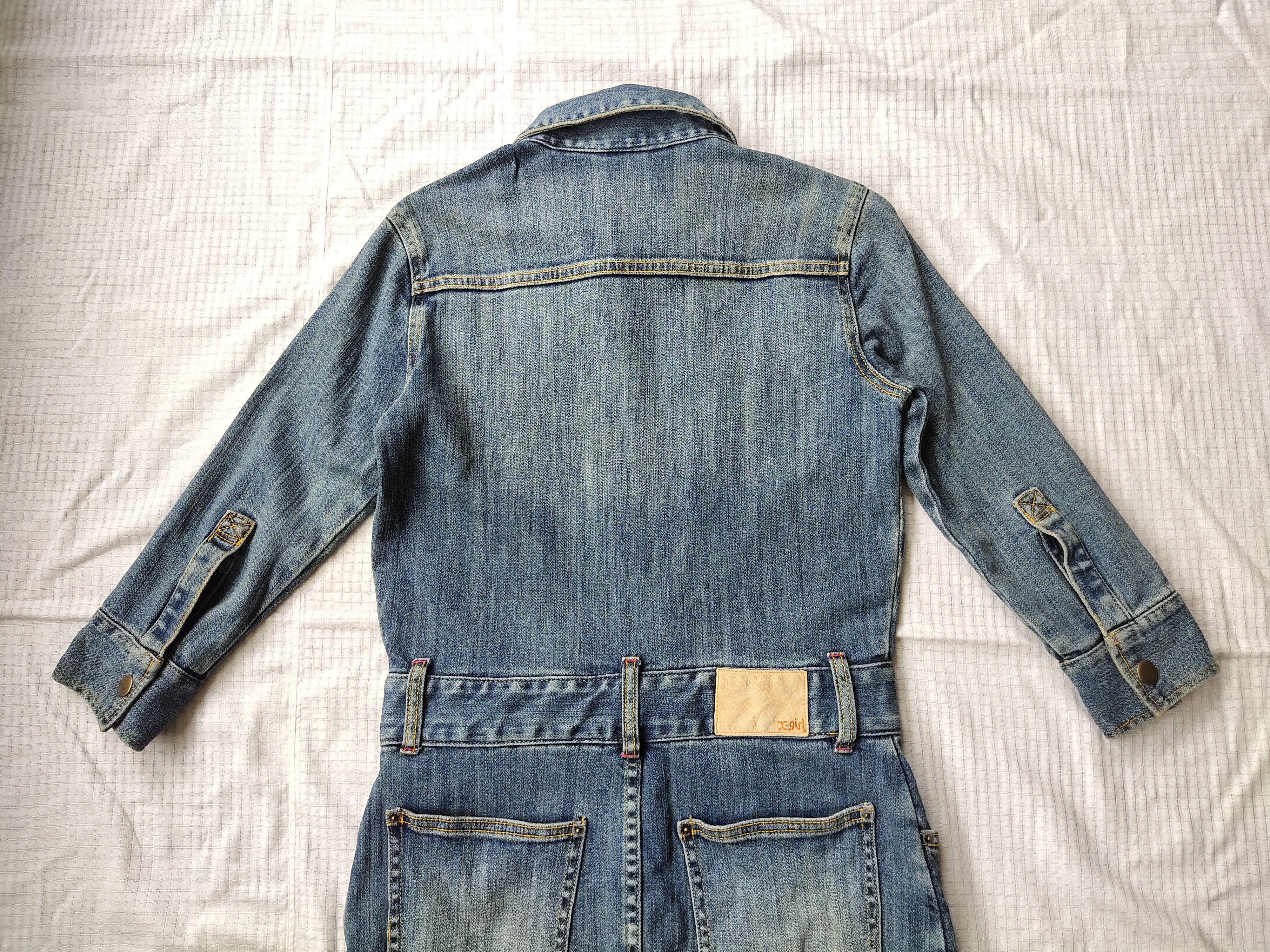 Japanese Brand × X-Girl (D34) X-Girl Japan Stretch Denim Short Dress 3/4 Sleeve Sz 1 Size S / US 4 / IT 40 - 9 Thumbnail