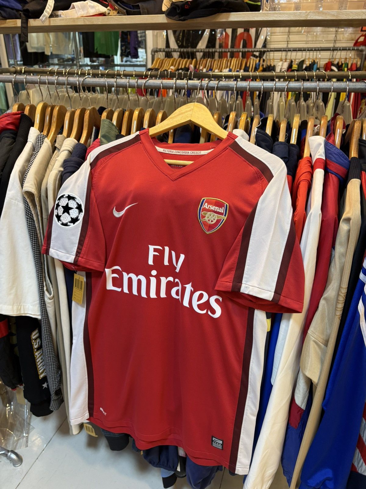 Nike 2008-2009 Arsenal FC Home Kit V.PERSIE 11 Size US L / EU 52-54 / 3 - 2 Thumbnail