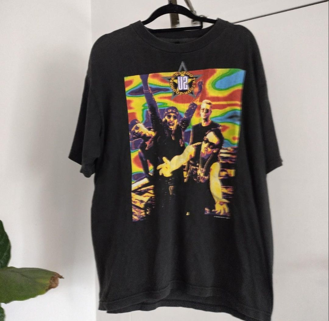Acme Clothing Vintage U2 1993 band tour t shirt Acme Size US XL / EU 56 / 4 - 1 Thumbnail