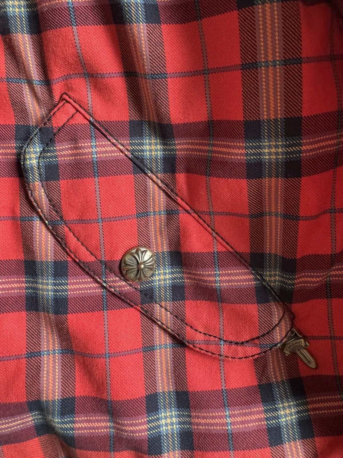 Chrome Hearts CHROME HEARTS mattyboy limited red plaid down jacket Size US XXL / EU 58 / 5 - 4 Thumbnail