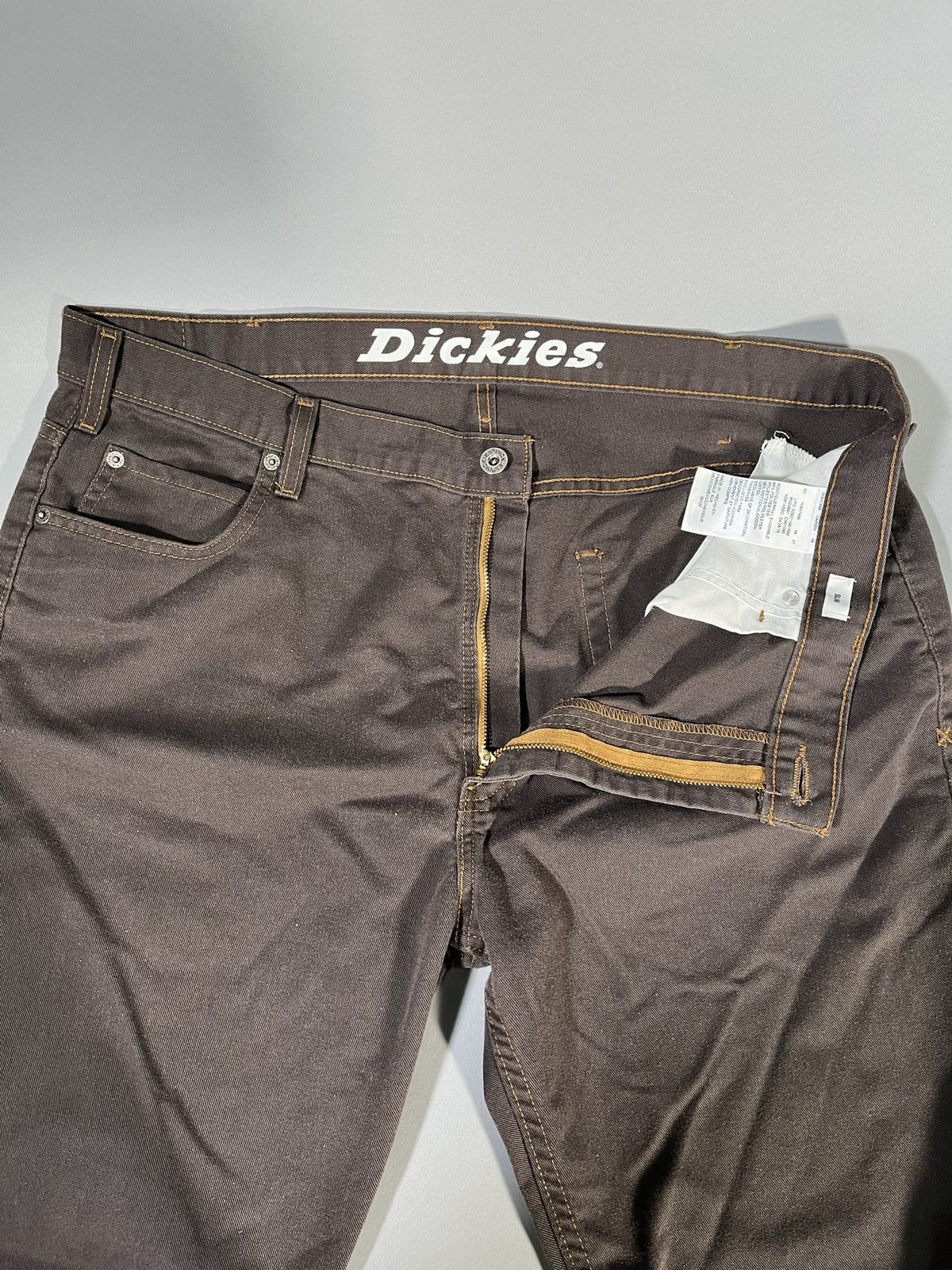 Dickies Y2K Skater Brown Baggy Dickies Pants Size US 32 / EU 48 - 3 Thumbnail