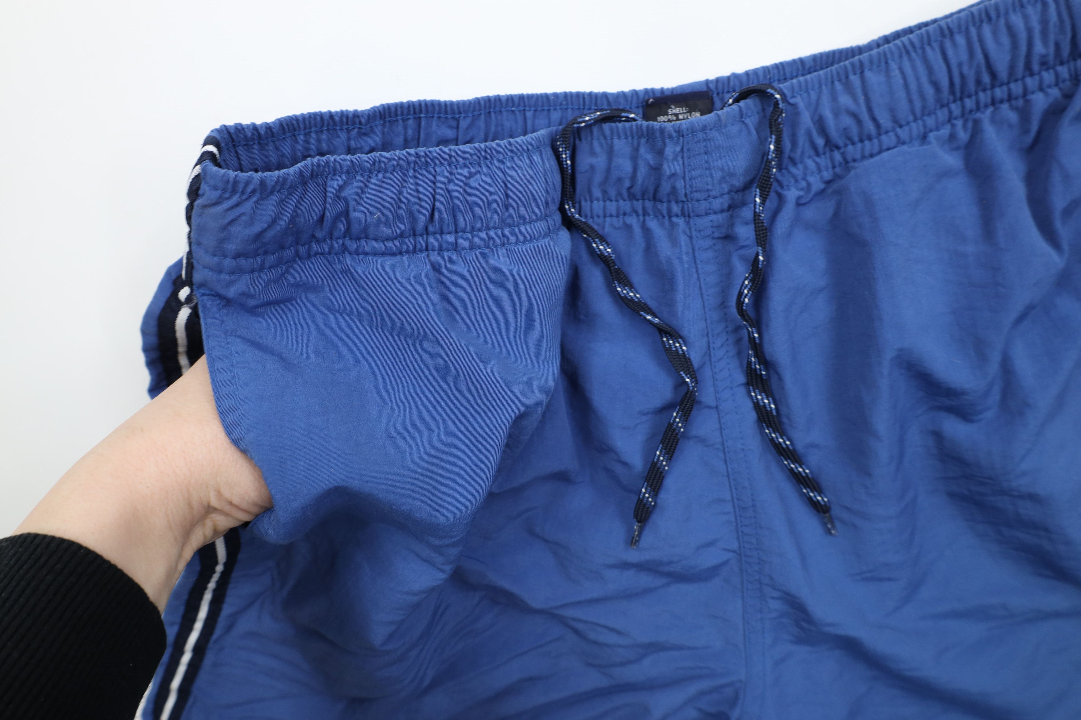 Gap × Vintage Vintage Y2K 2002 Gap Block Letter Striped Lined Shorts Blue Size US 32 / EU 48 - 6 Thumbnail