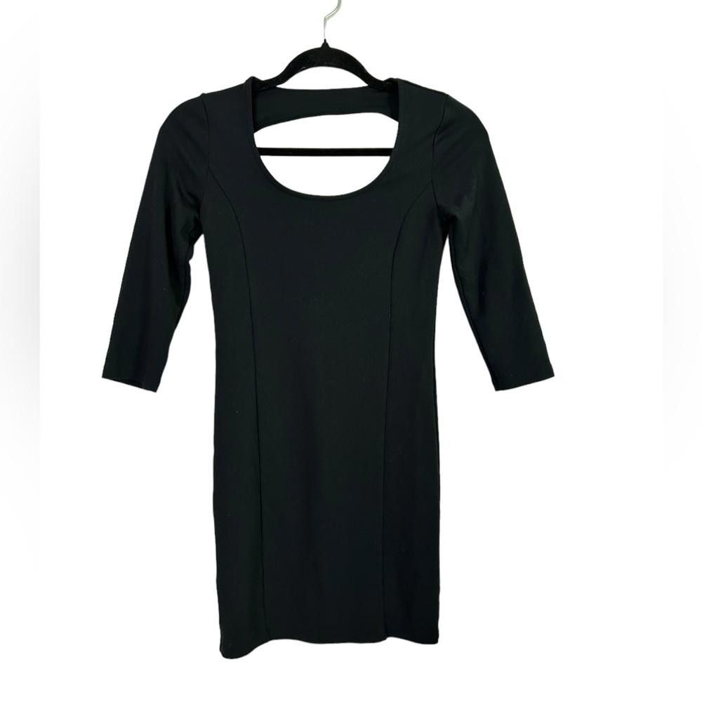 French Connection Frenchi l Black Bodycon Mini Dress Small Size S / US 4 / IT 40 - 1 Thumbnail