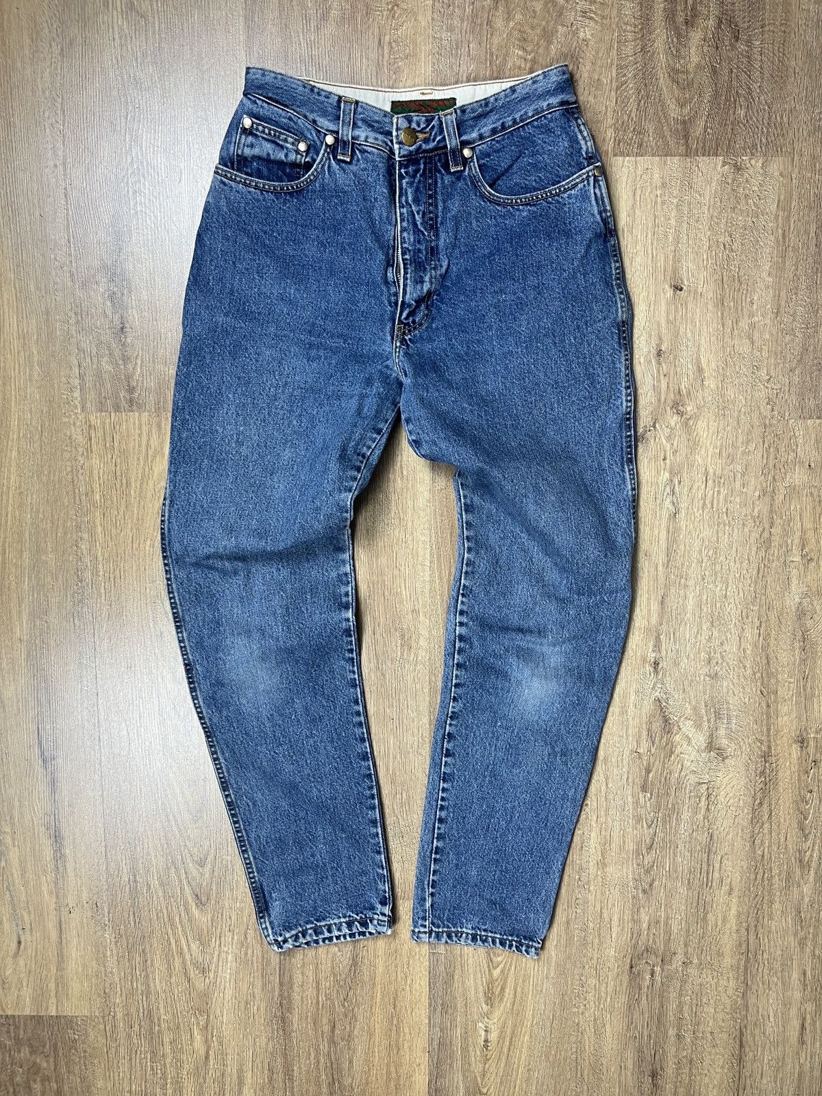 Katharine Hamnett London × Vintage ➕ Vintage KH katharine hamnett blue washed jeans Size 27" / US 4 / IT 40 - 1 Thumbnail