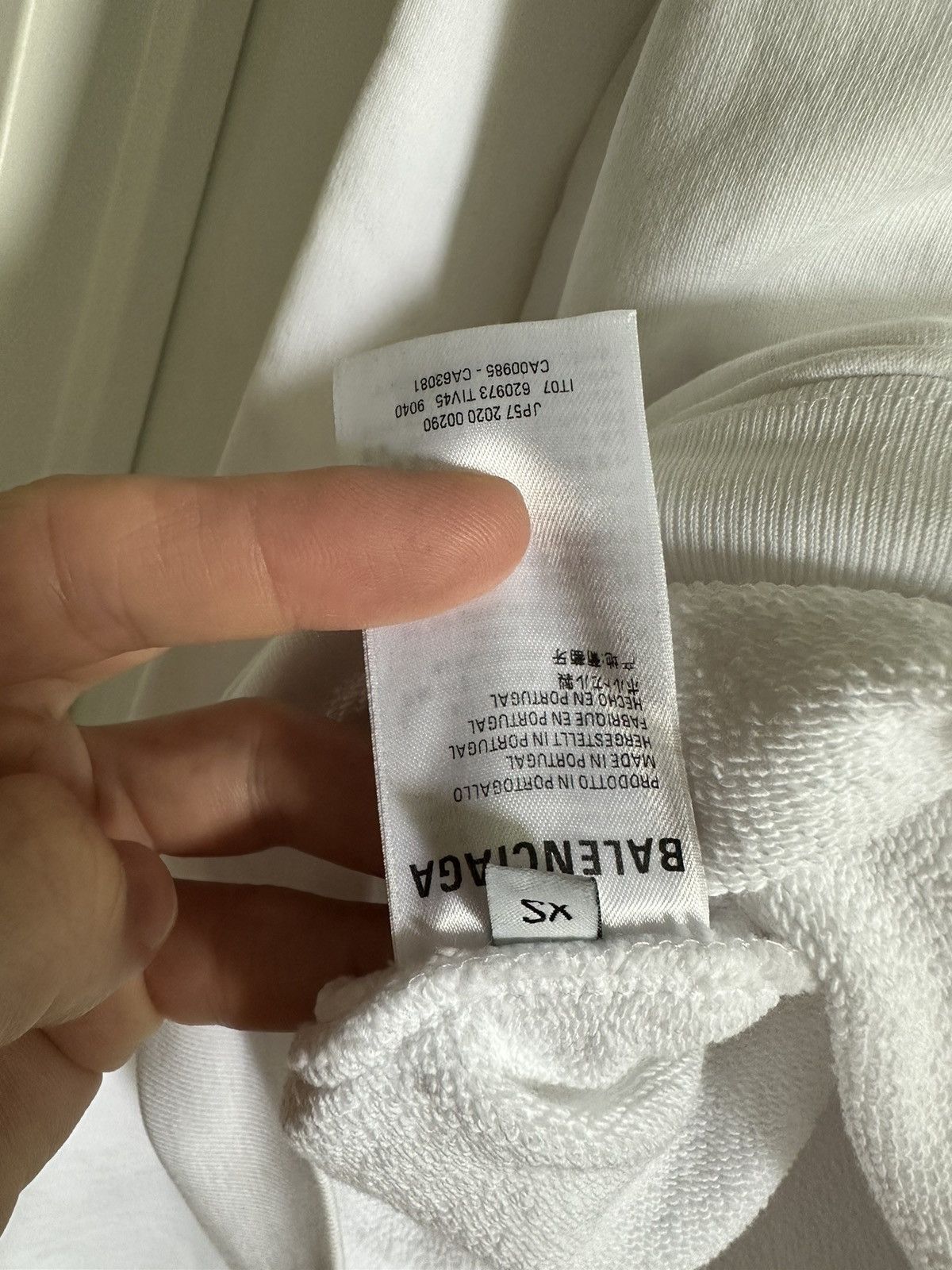 Balenciaga PARIS OLYMPICS EMBROIDERY HOODIE IN WHITE Size US XS / EU 42 / 0 - 9 Thumbnail
