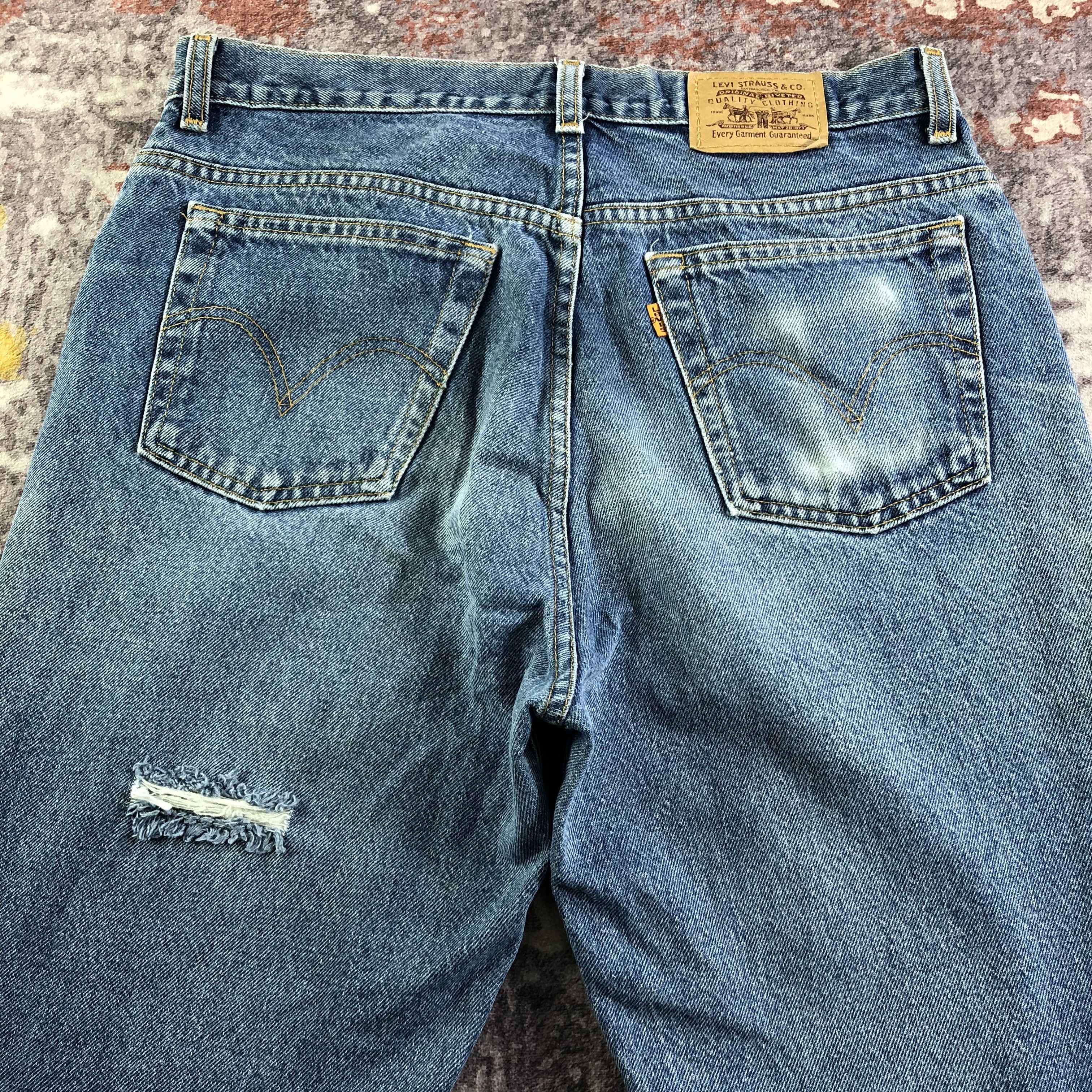 Levi's × Vintage Vintage 90s Levis Jeans-JM3500 Size 34" / US 12 / IT 48 - 4 Thumbnail